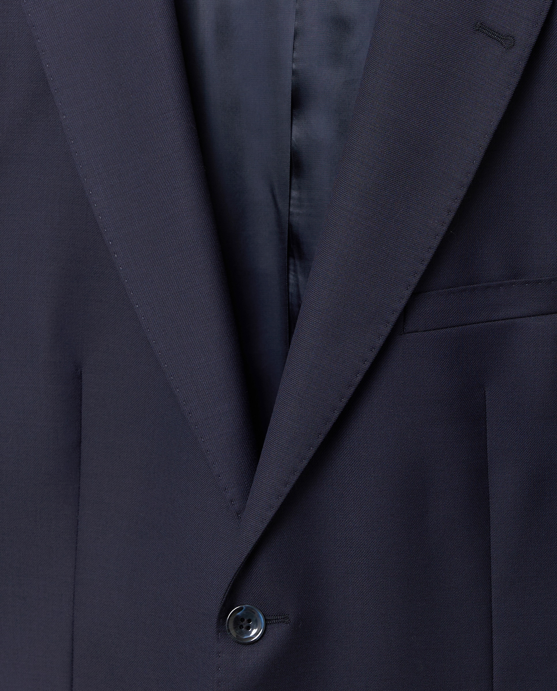 Imagen 5 de Chaqueta de traje para hombre lana 100% - Easy Wear - Azul marino Azul marino
