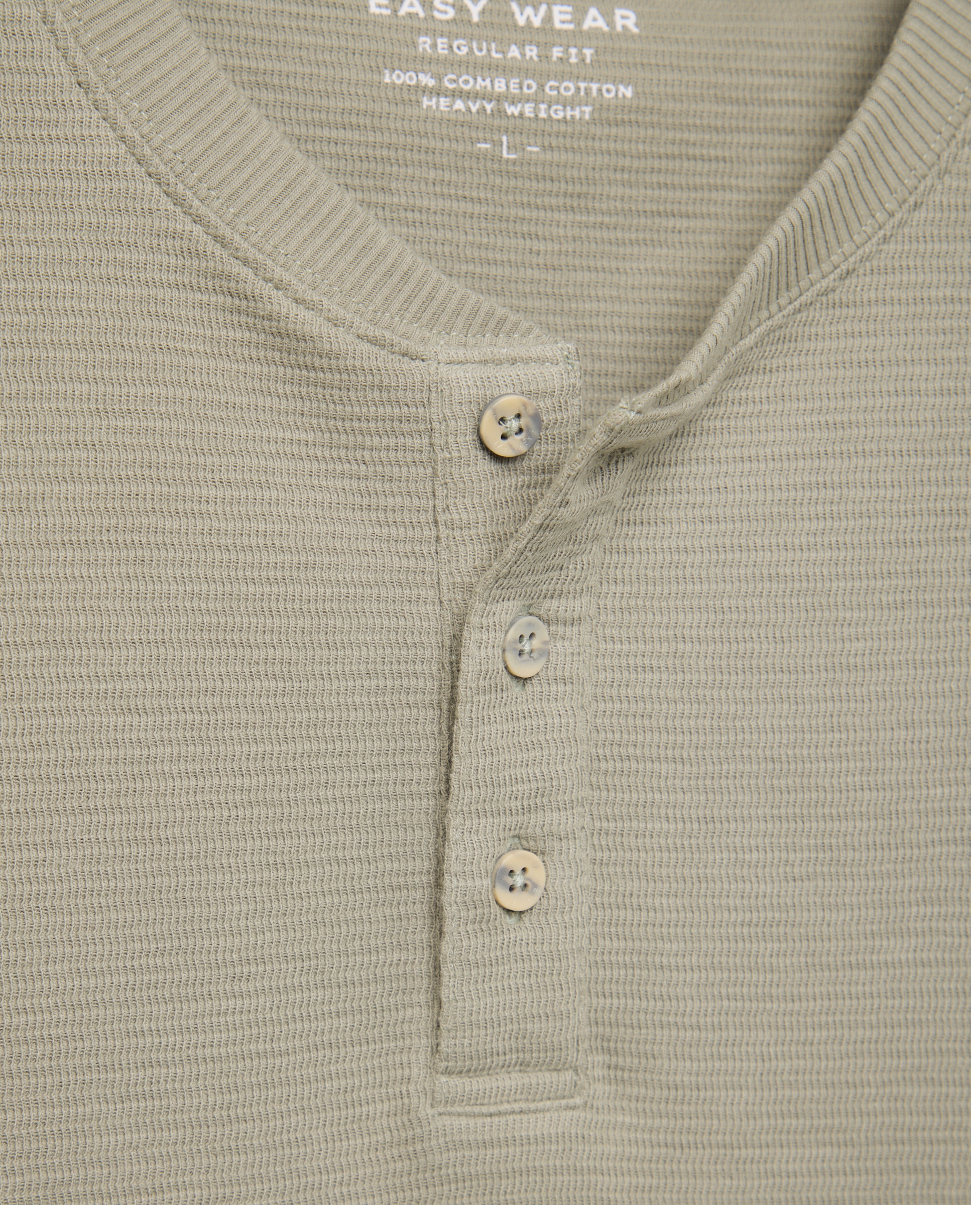 Camiseta panadera de manga larga de hombre - Easy Wear - 520 Kaki 520 Kaki-5