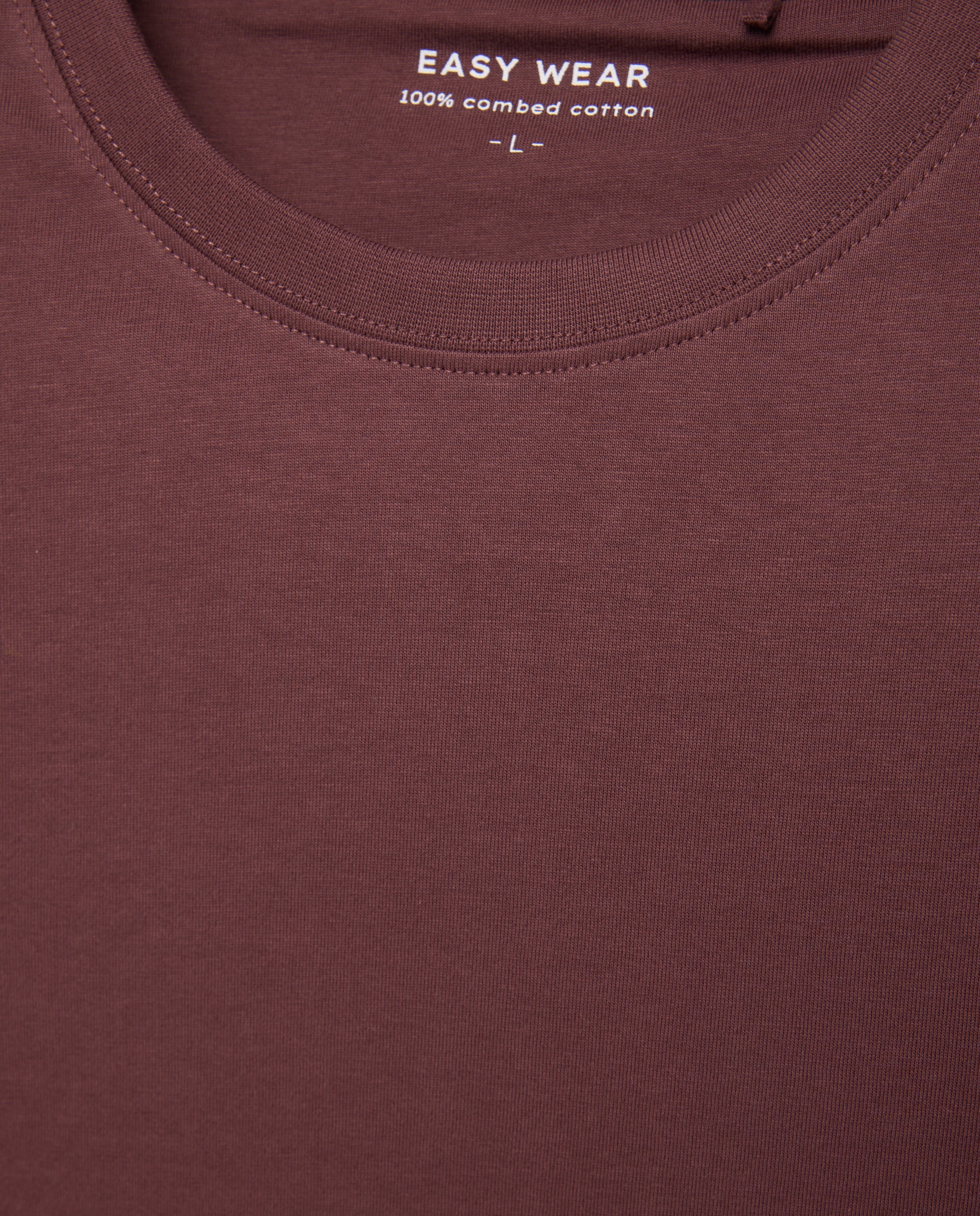Camiseta básica de manga larga de hombre - Easy Wear - Burdeos Burdeos-5