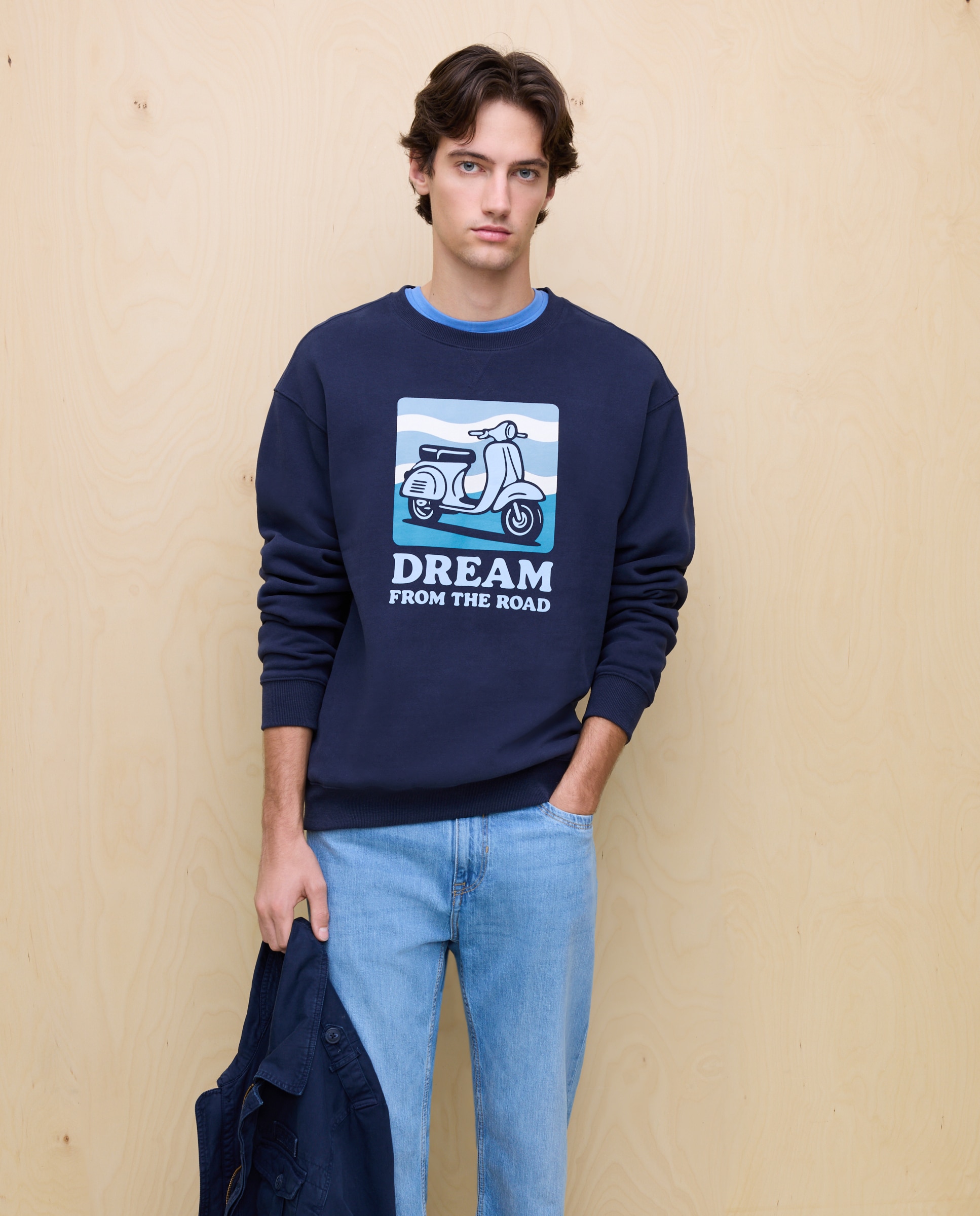 Imagem 0 de Sweatshirt de Gola Redonda com Estampado