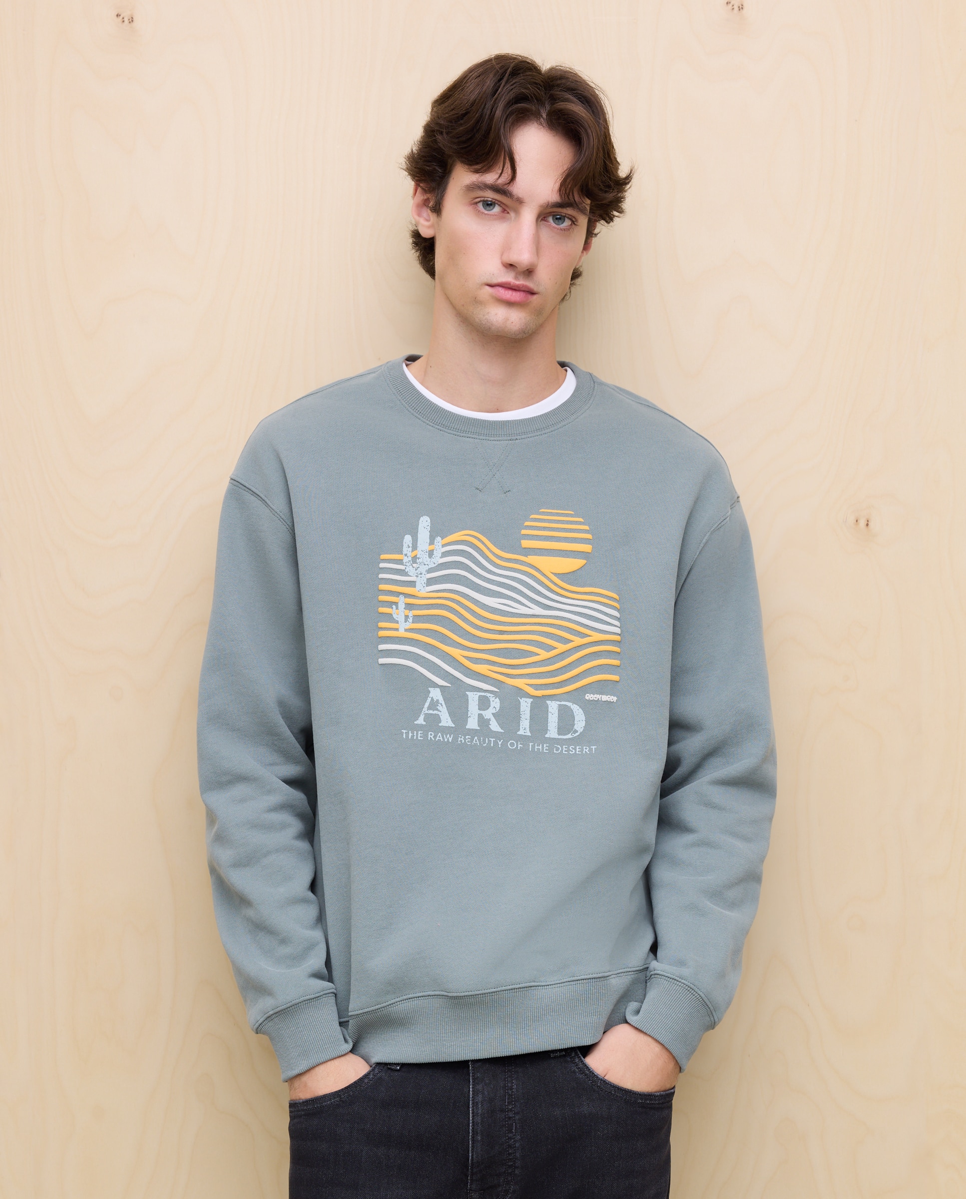 Imagem 0 de Sweatshirt de Gola Redonda com Estampado