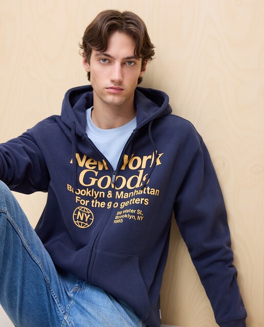 Imagem 0 de Sweatshirt com Capuz e Fecho de Correr