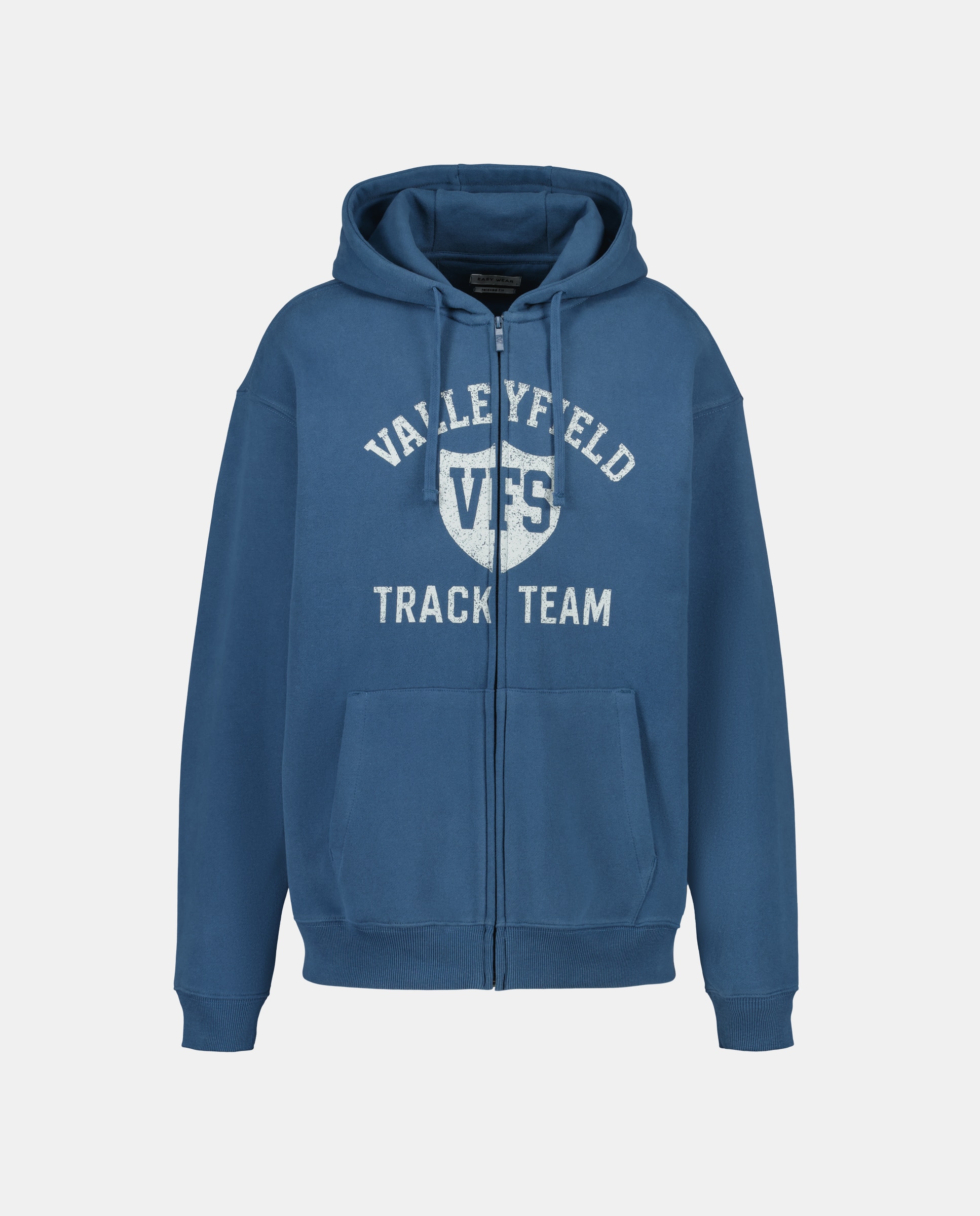 Sweatshirt com Capuz e Fecho de Correr 471 Índigo-5