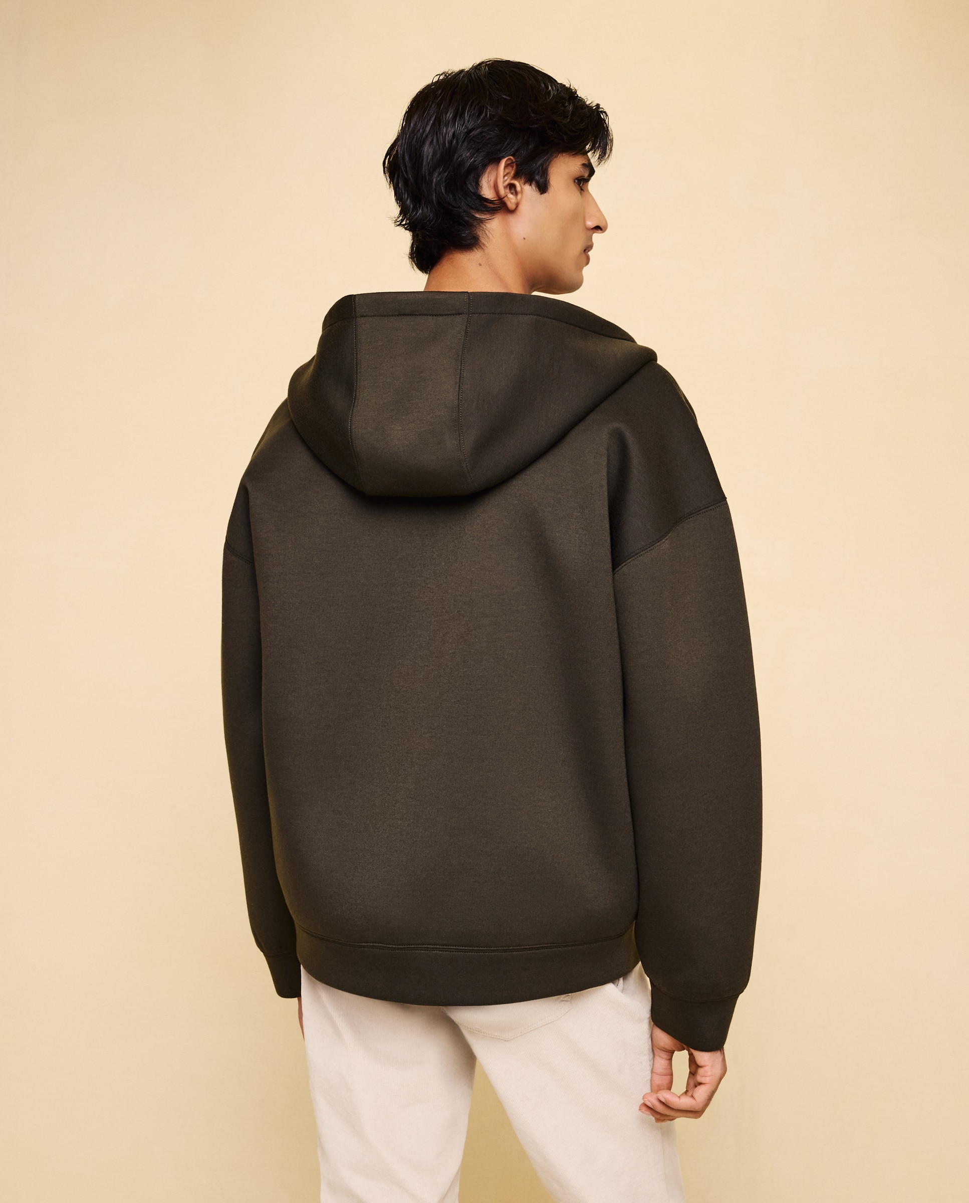 Imagen 2 de Sudadera con cremallera boxy fit de hombre - Easy Wear - 530 Verde oscuro 530 Verde oscuro