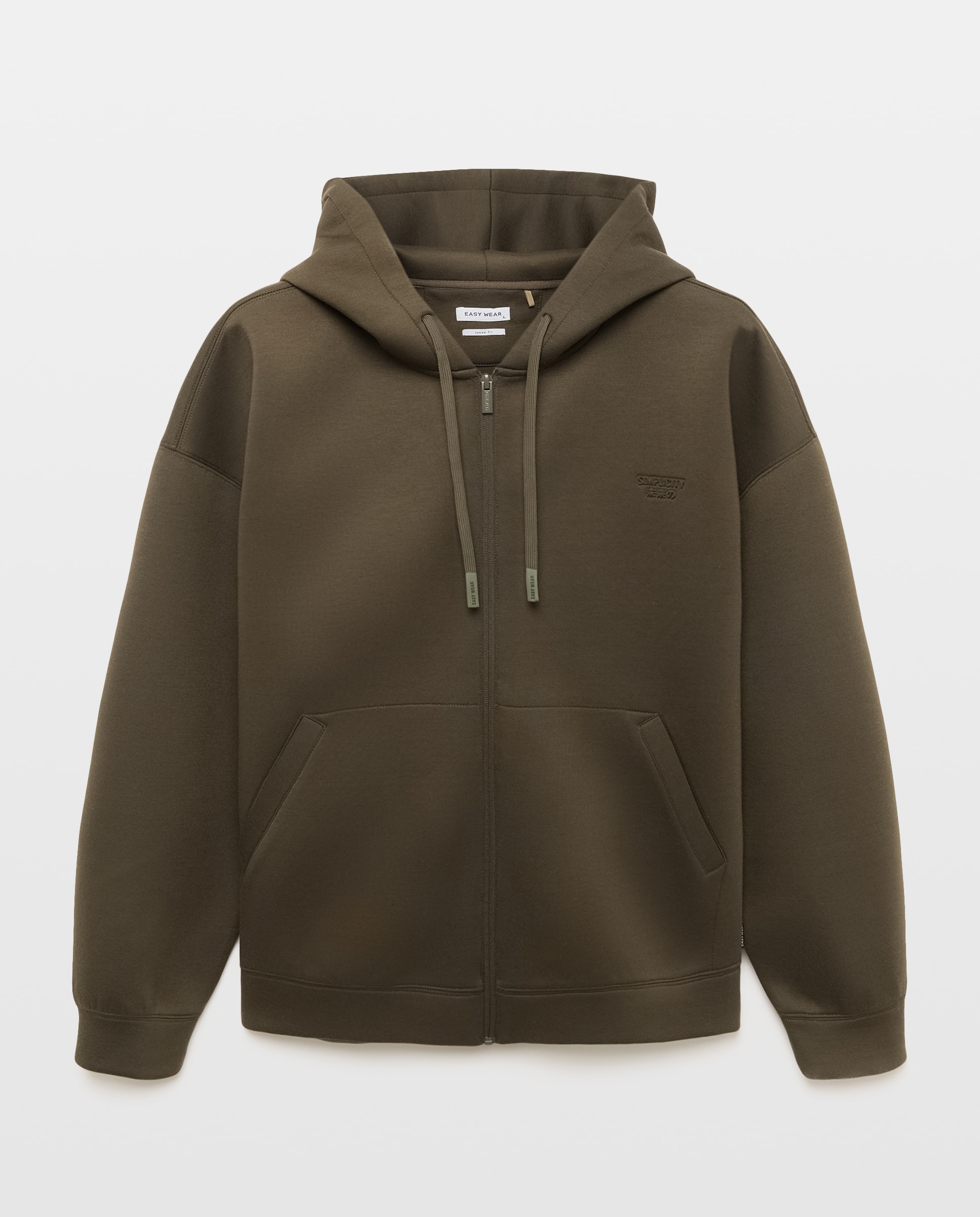 Imagem 0 de Sweatshirt Boxy Fit com Fecho de Correr