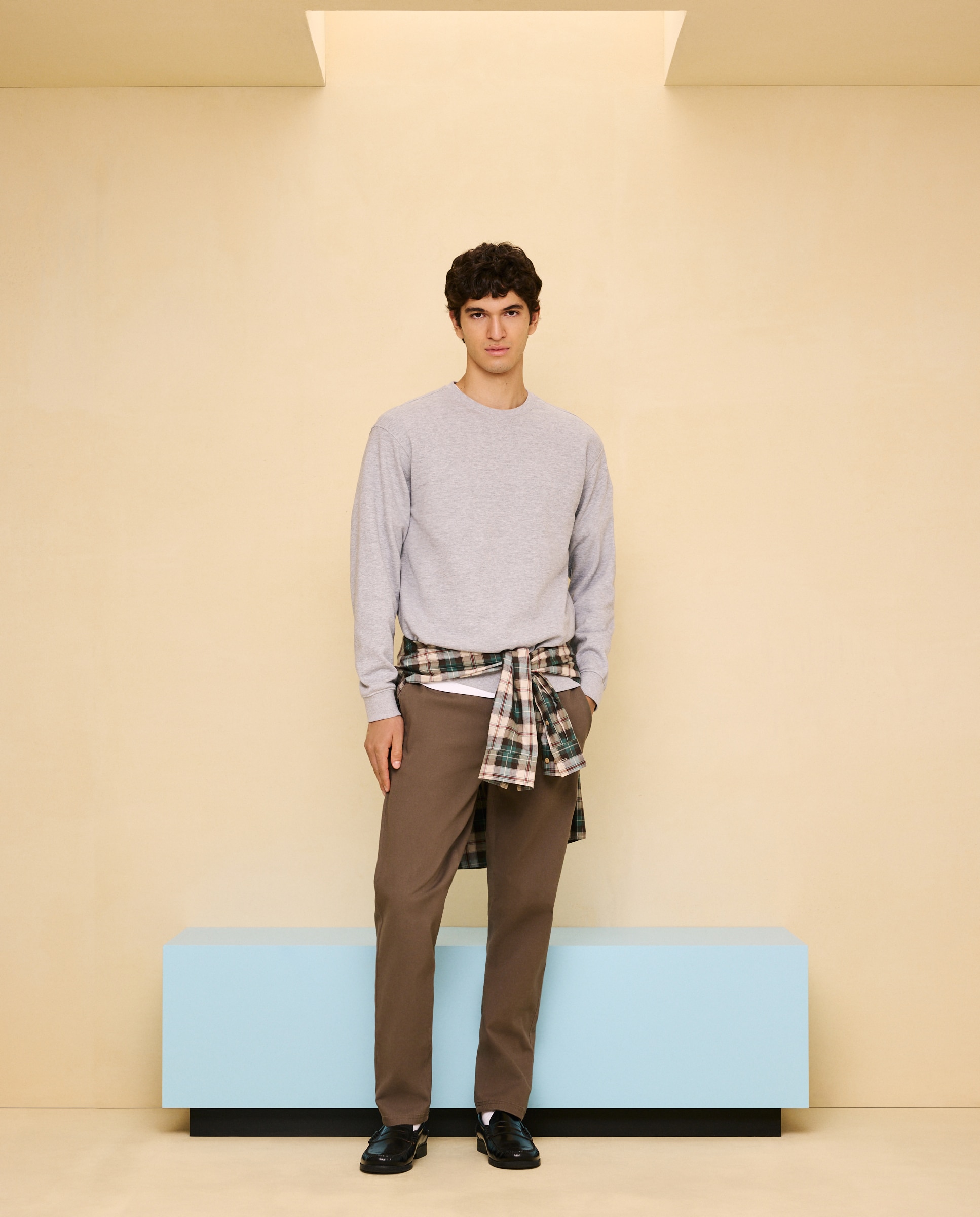 Sudadera de hombre - Easy Wear - Gris claro Gris claro-2