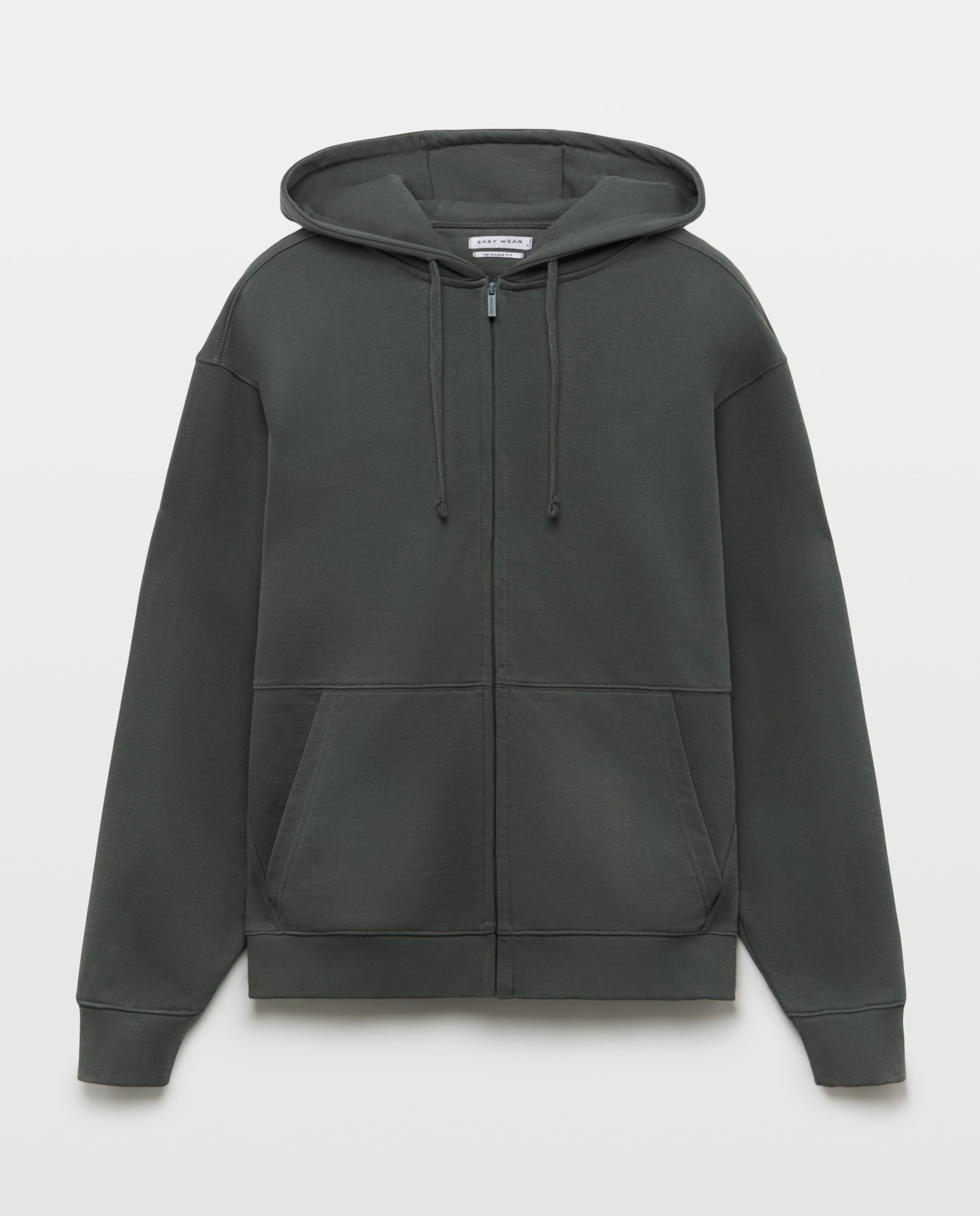 Sweatshirt com capuz 530 Verde Escuro-4