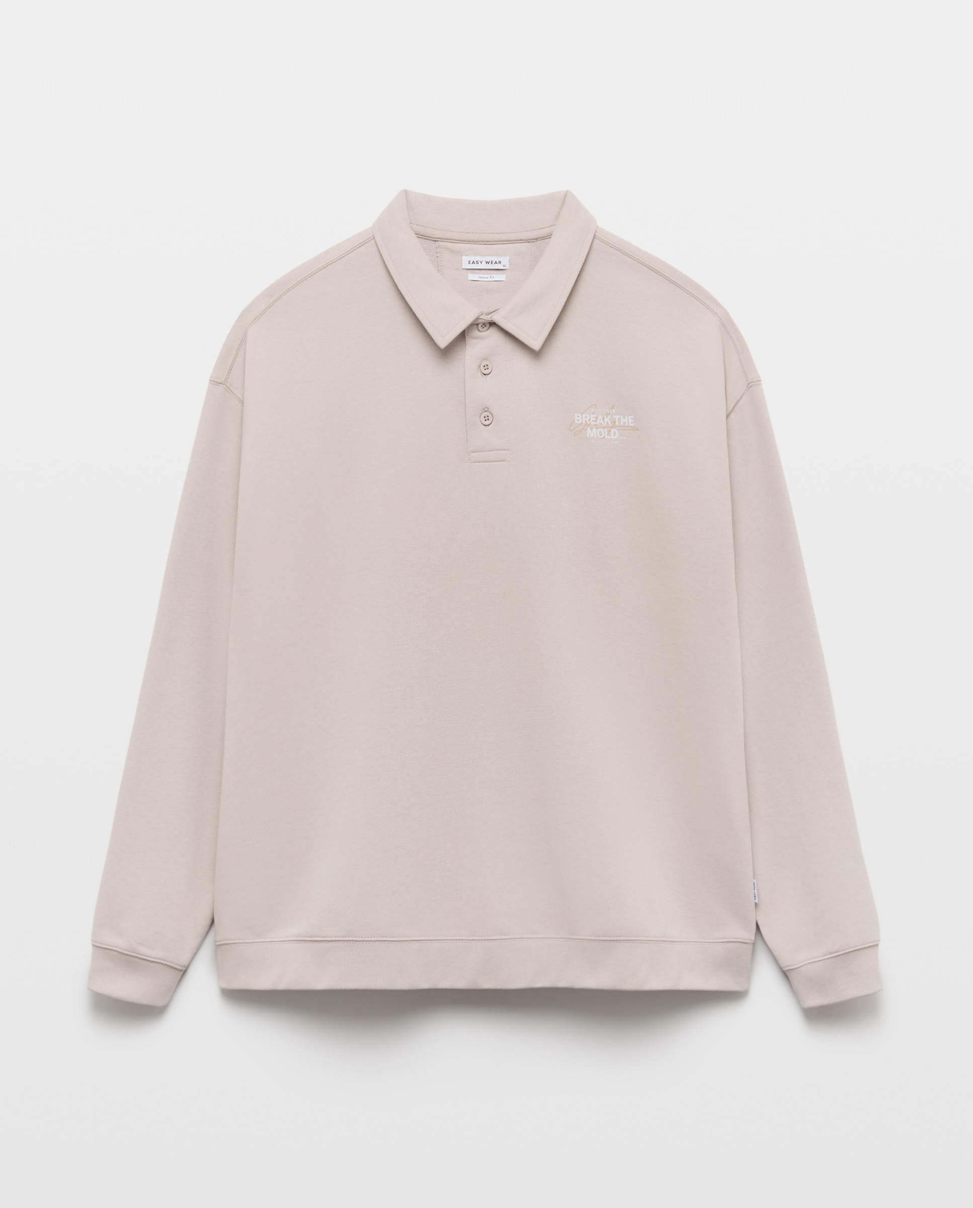 Imagen 4 de Sudadera de cuello polo de hombre - Easy Wear - 850 Piedra 850 Piedra