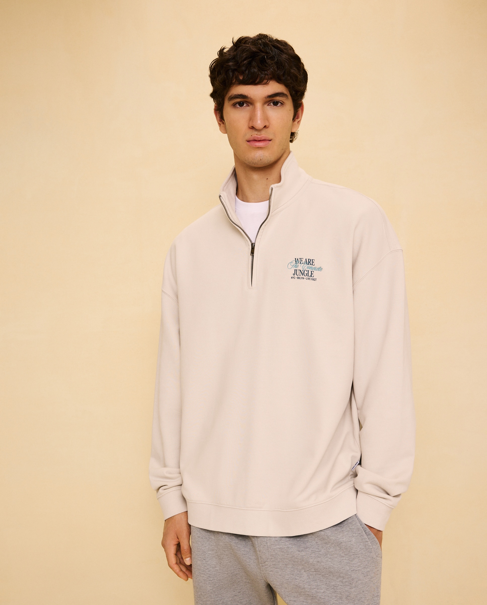 Imagen 1 de Sudadera con cuello cremallera de hombre - Easy Wear - Hielo Hielo