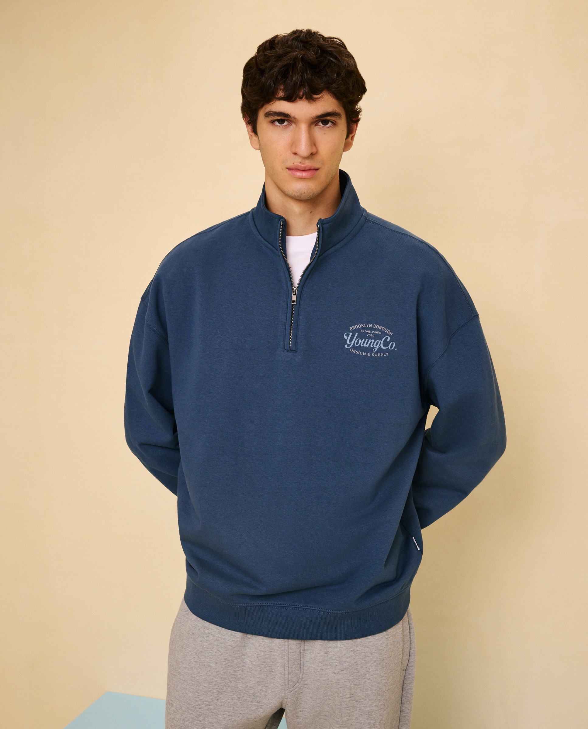 Imagem 0 de Sweatshirt com Gola com Fecho de Correr