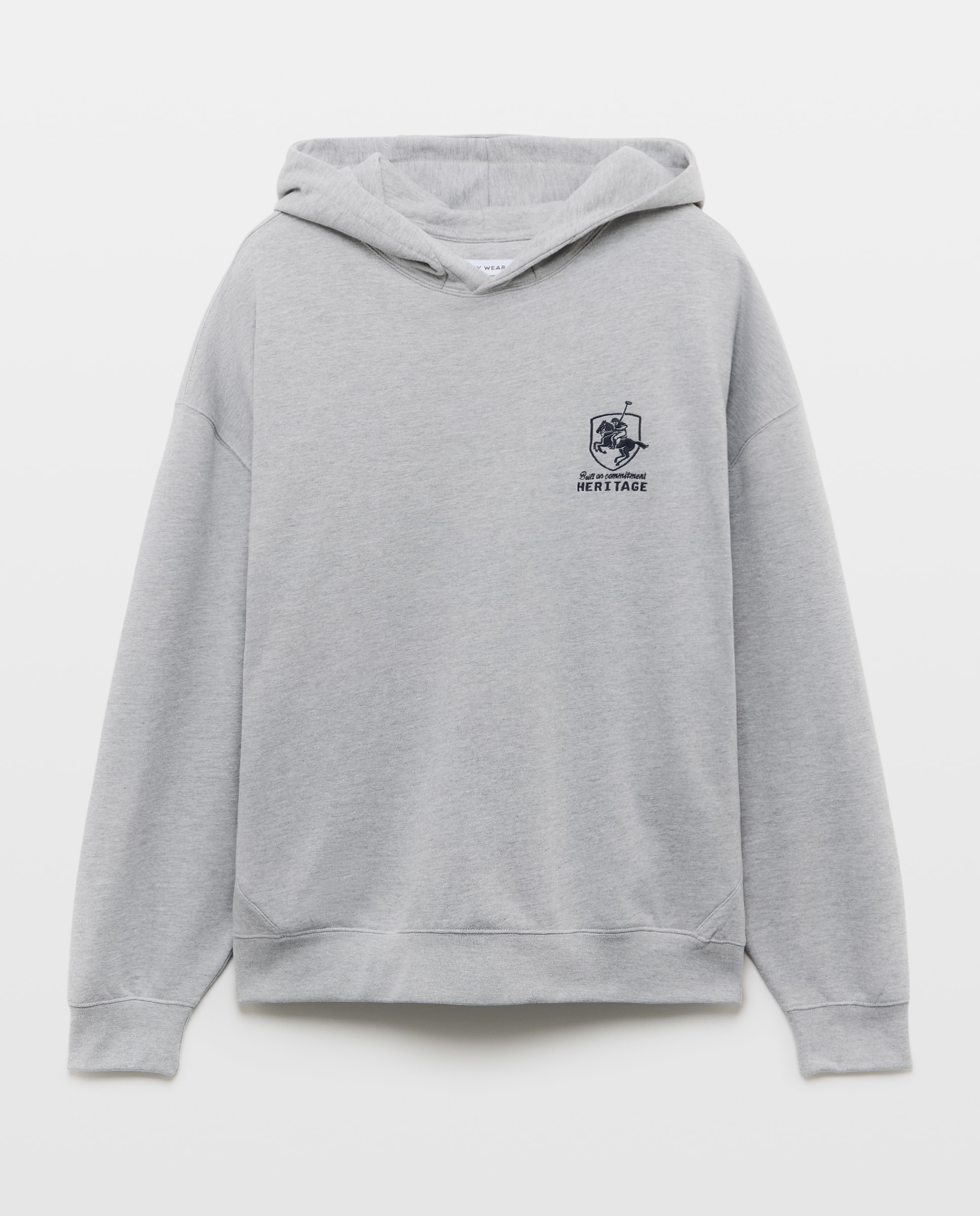 Sudadera canguro de hombre - Easy Wear - Gris claro Gris claro-4