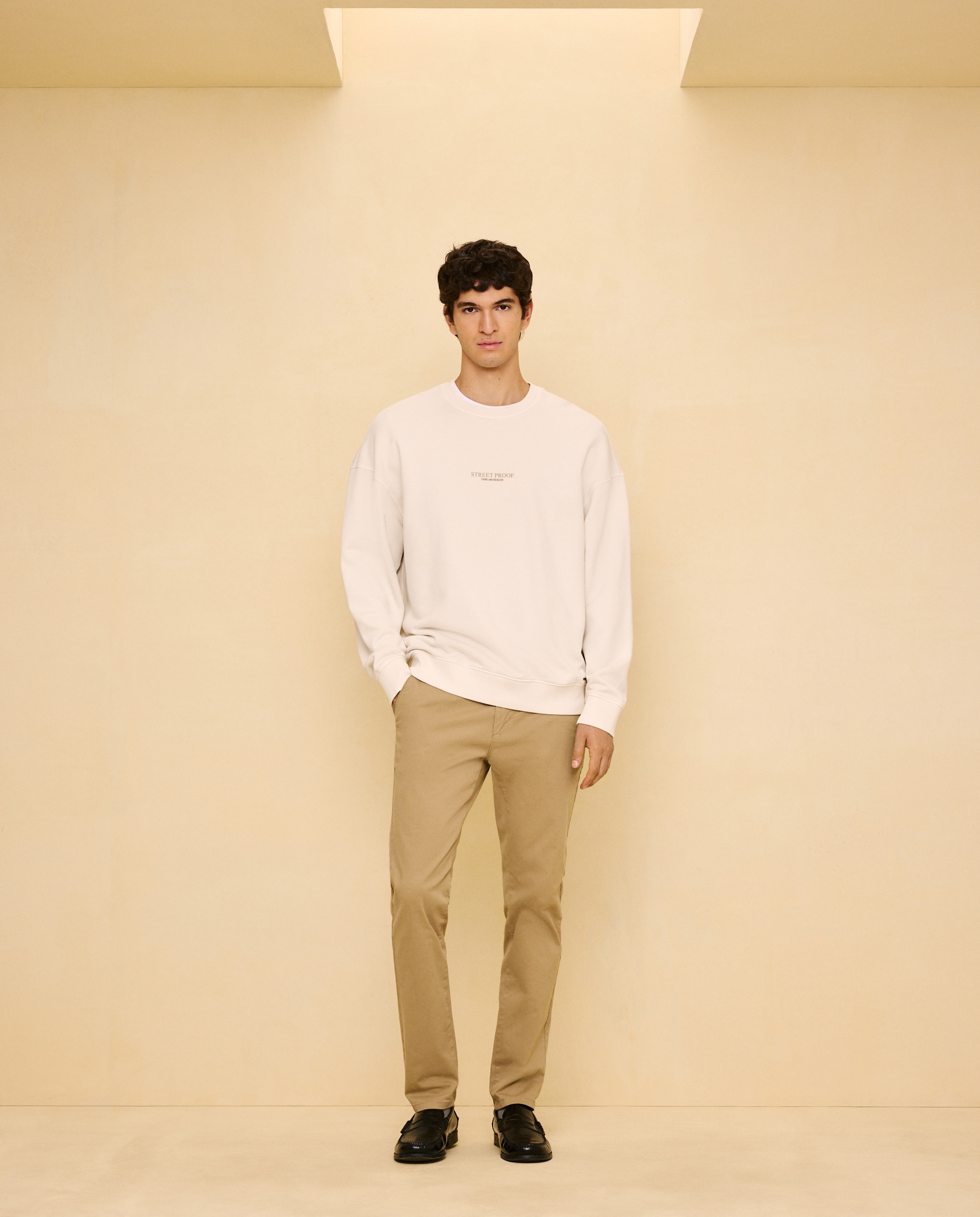Imagen 2 de Sudadera garment dye de hombre - Easy Wear - Hielo Hielo