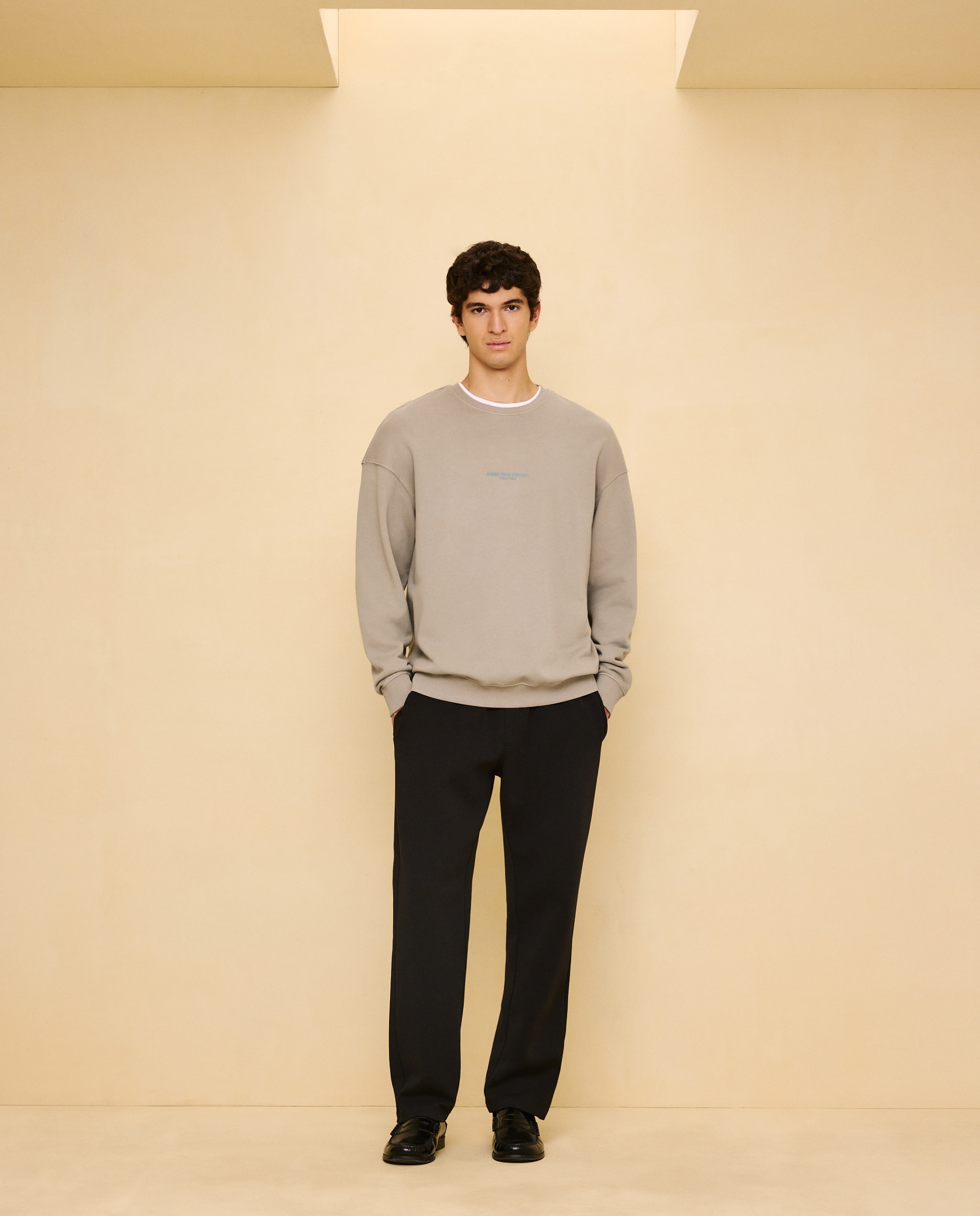 Imagen 2 de Sudadera garment dye de hombre - Easy Wear - 510 Verde claro 510 Verde claro