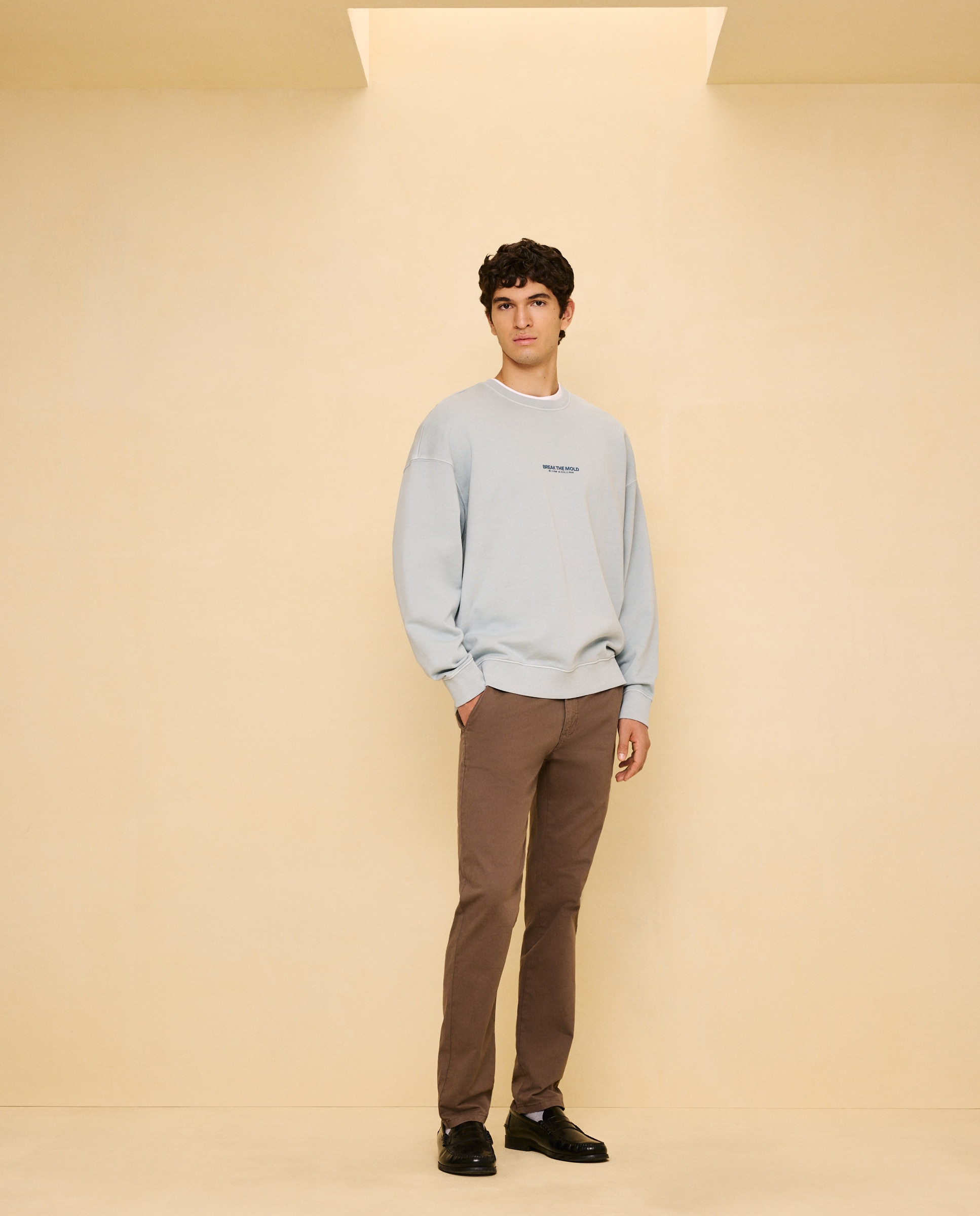 Imagen 2 de Sudadera garment dye de hombre - Easy Wear - Jabón Jabón