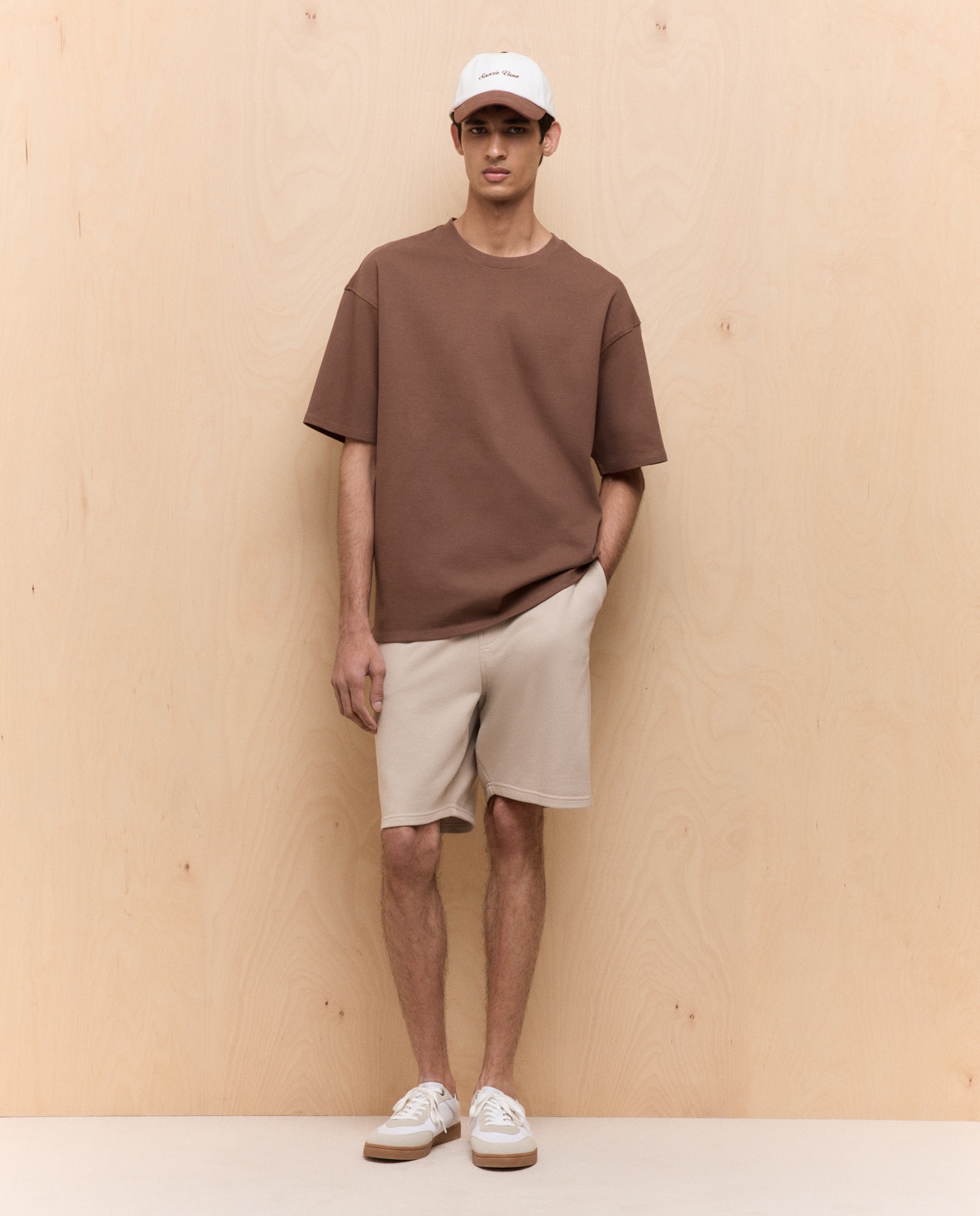 Pantalón corto de felpa de hombre - Easy Wear - Hielo Hielo-1