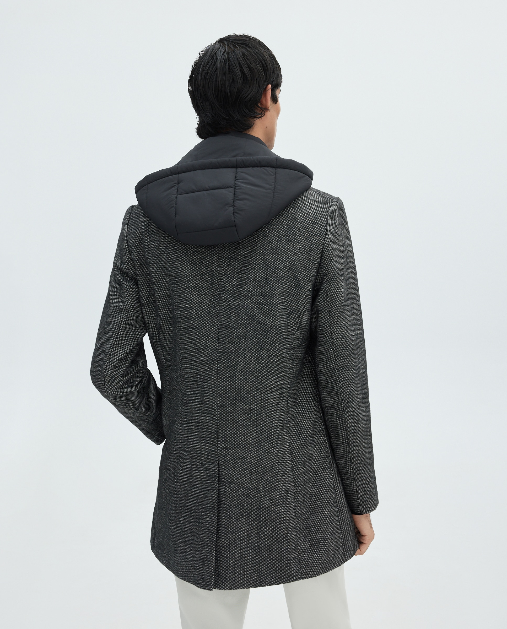 Abrigo solapa de hombre - Easy Wear - 830 Antracita 830 Antracita-3