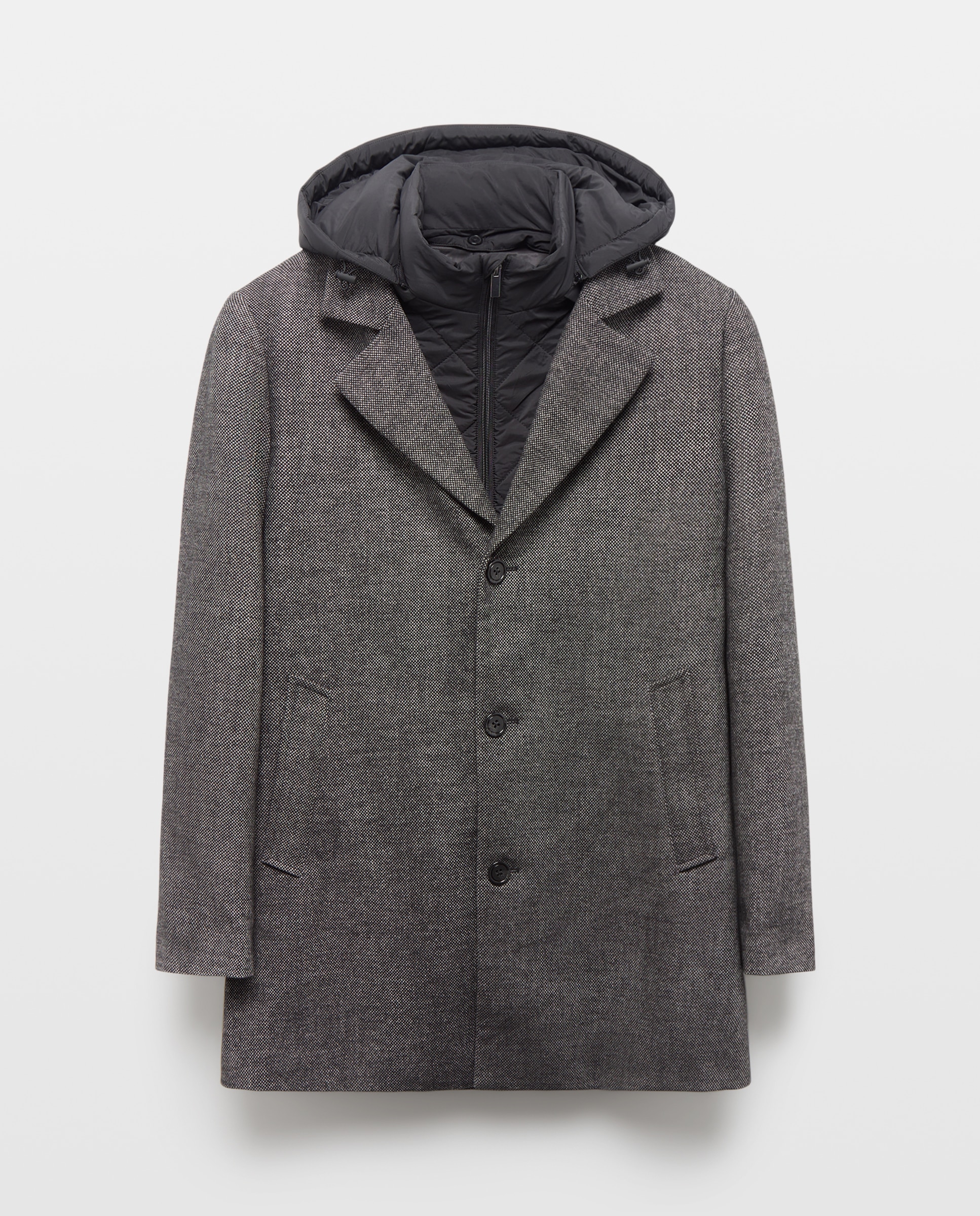 Abrigo solapa de hombre - Easy Wear - 830 Antracita 830 Antracita-5