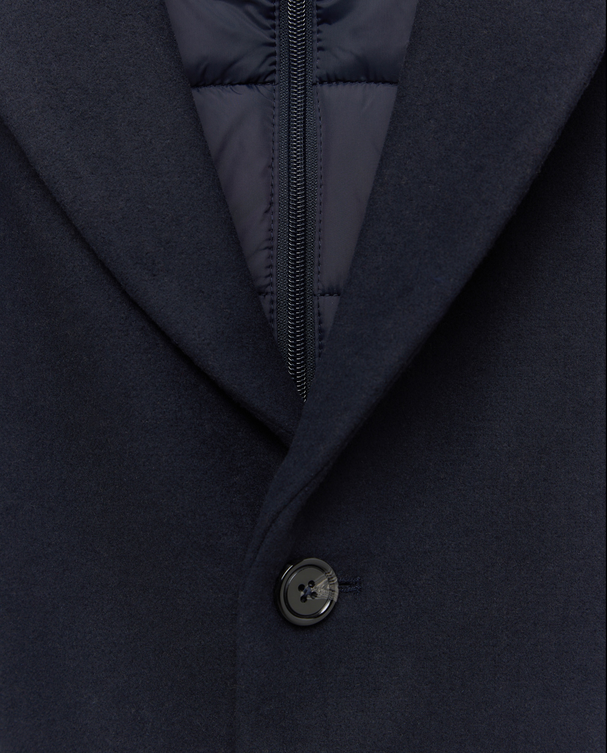 Abrigo solapa de hombre - Easy Wear - Azul marino Azul marino-5