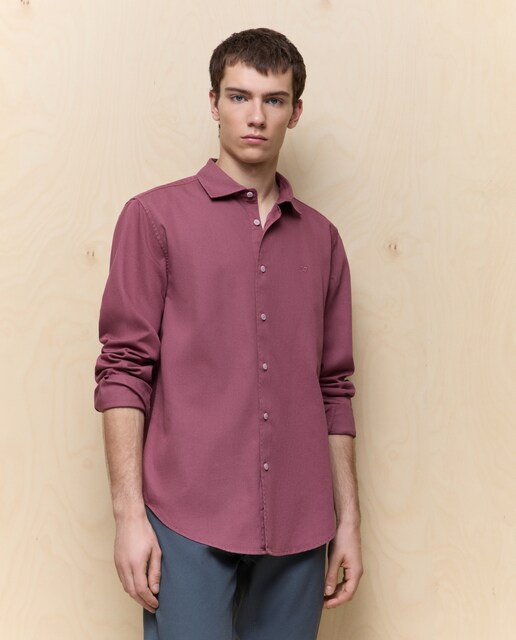 Imagen 0 de Camisa manga larga de hombre garment dyed