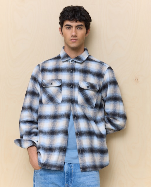 Imagen 0 de Sobre camisa de hombre cuadros