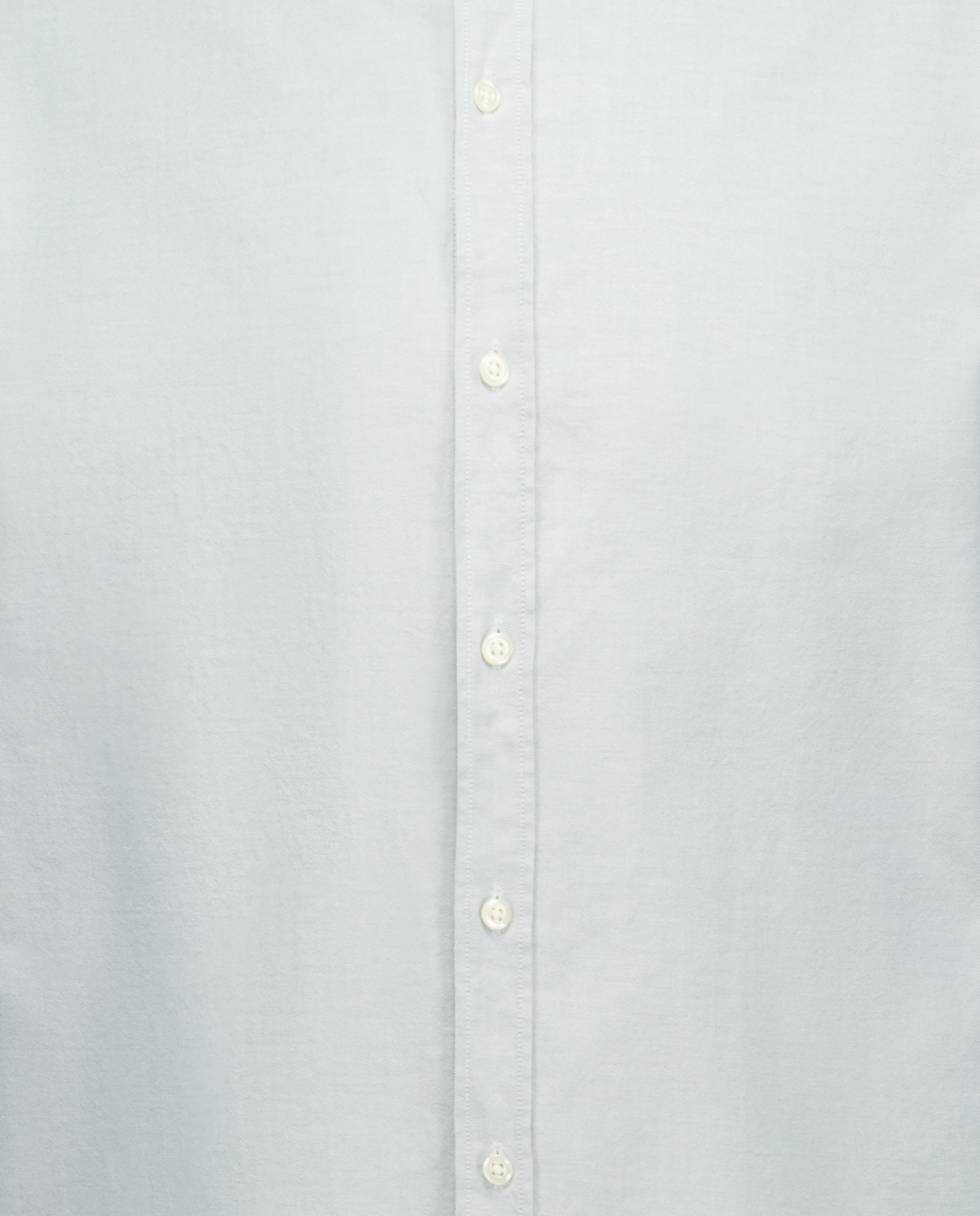 Camisa Oxford Lisa de Manga Comprida Verde Sálvia-6