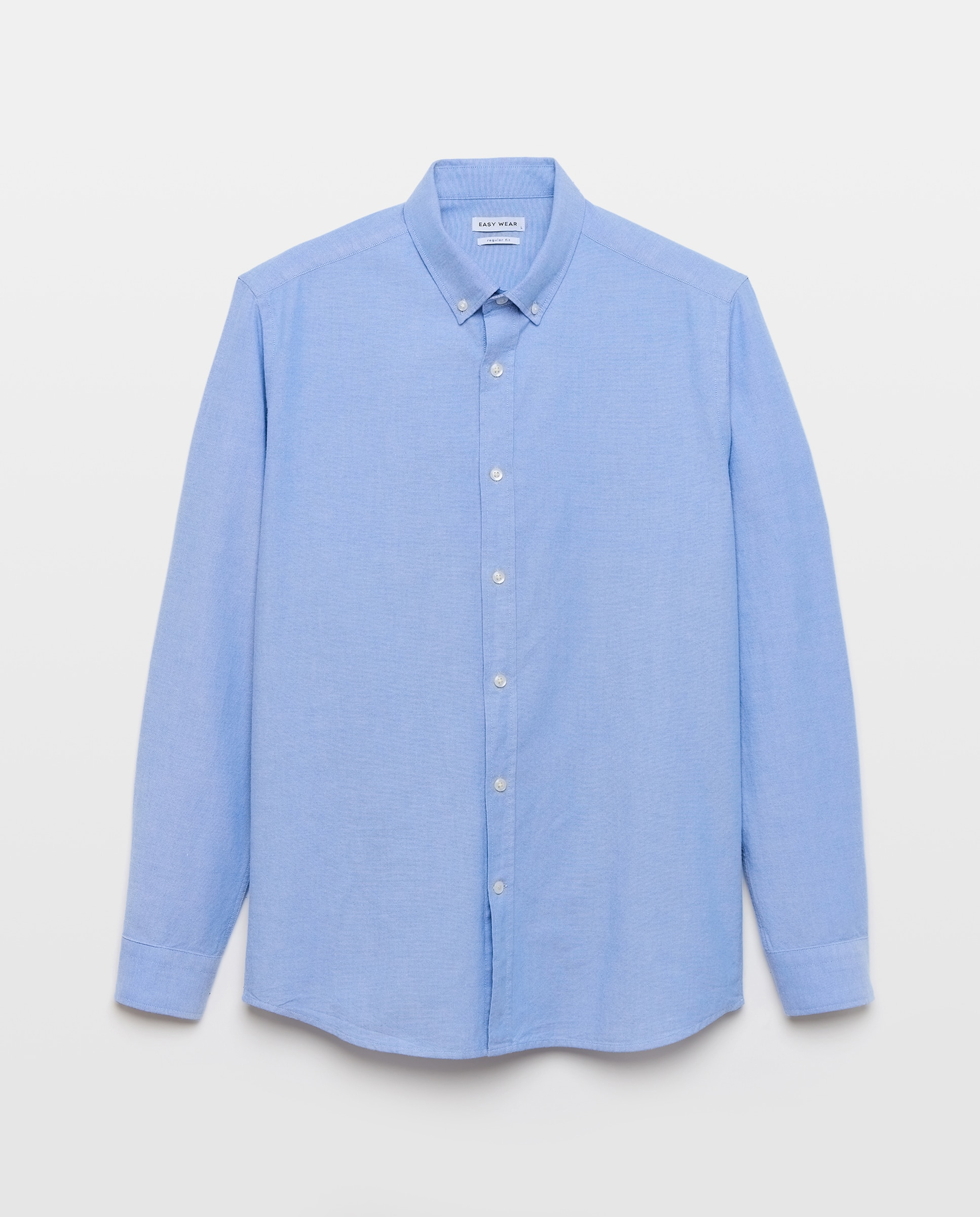 Imagen 4 de Camisa manga larga para hombre oxford lisa - Easy Wear - 471 Índigo 471 Índigo