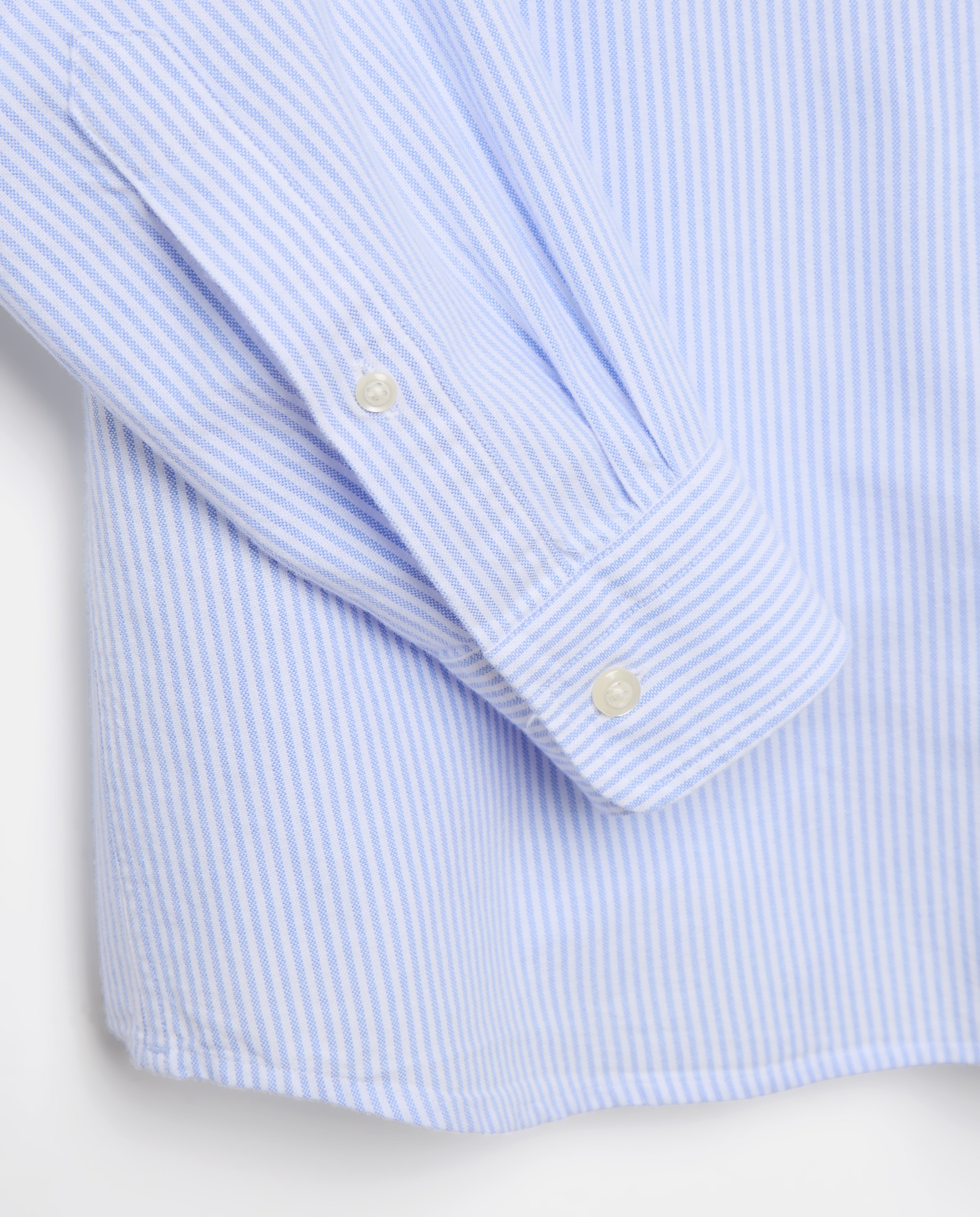 Imagen 5 de Camisa manga larga para hombre oxford rayas - Easy Wear - 410 Azul claro 410 Azul claro