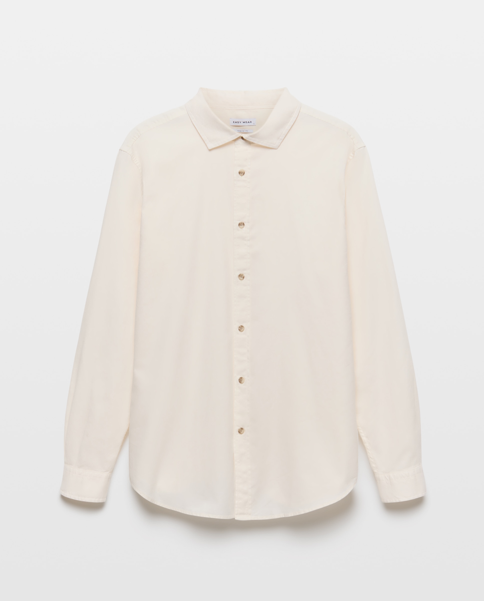 Imagen 4 de Camisa manga larga para hombre lisa garment dyed - Easy Wear - 850 Piedra 850 Piedra