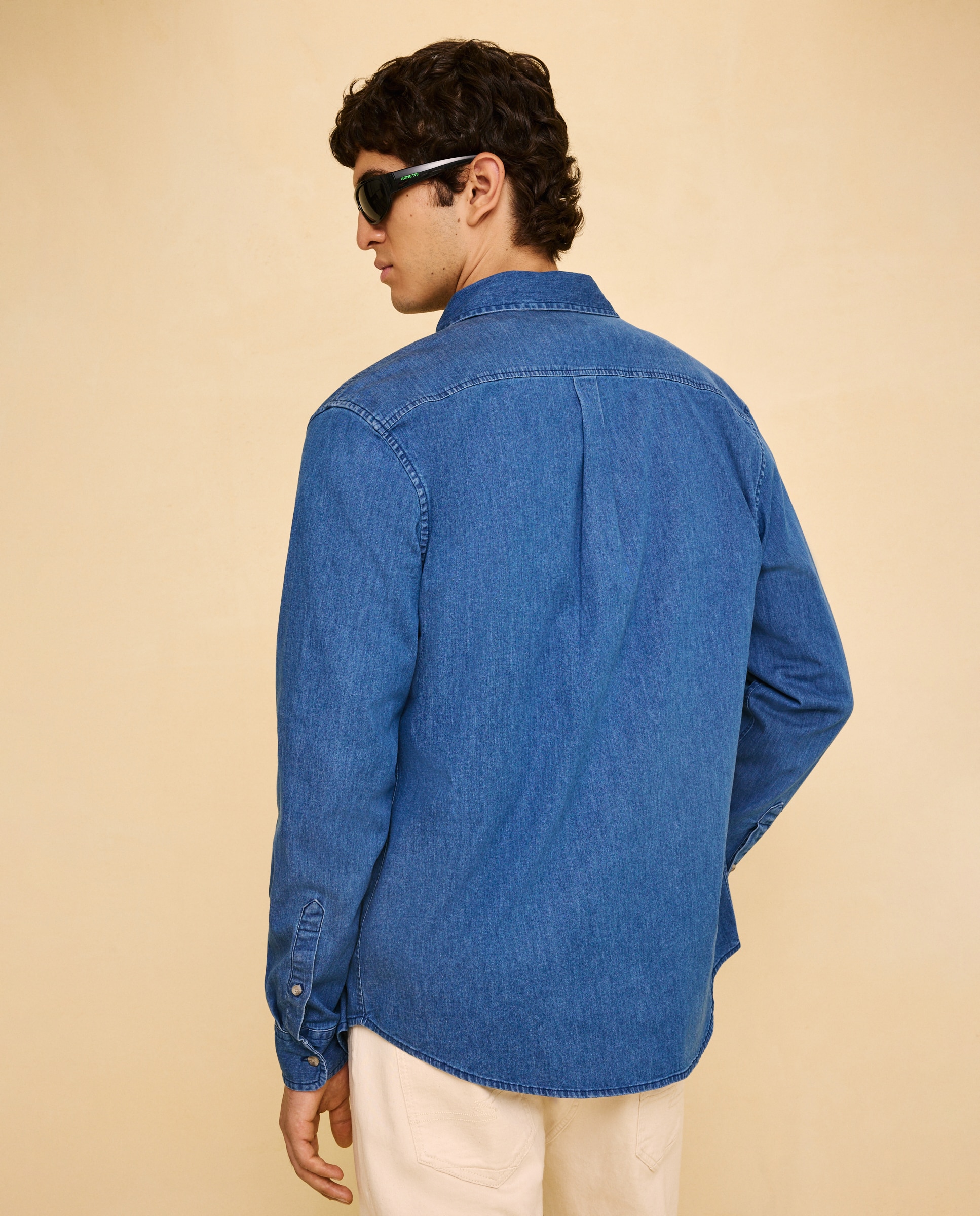 Imagen 3 de Camisa manga larga para hombre denim - Easy Wear - 490 Petróleo 490 Petróleo