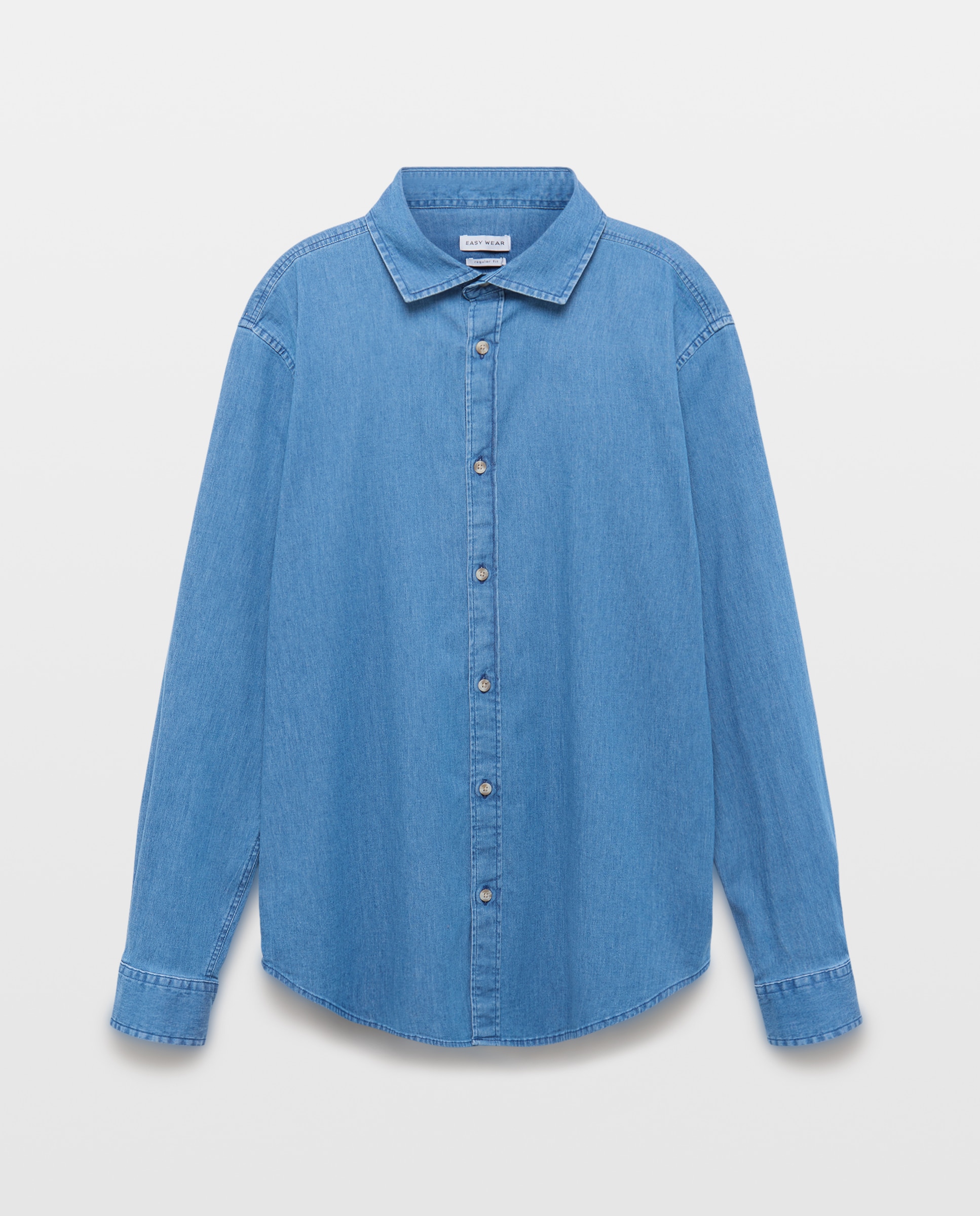 Imagen 4 de Camisa manga larga para hombre denim - Easy Wear - 490 Petróleo 490 Petróleo