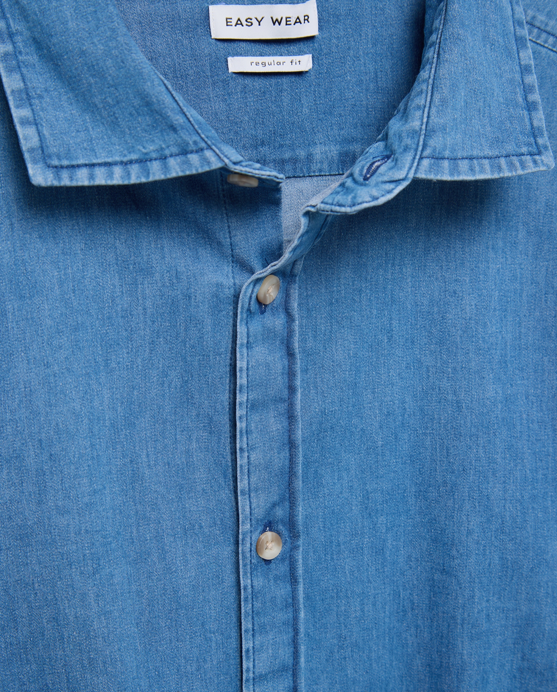 Imagen 5 de Camisa manga larga para hombre denim - Easy Wear - 490 Petróleo 490 Petróleo