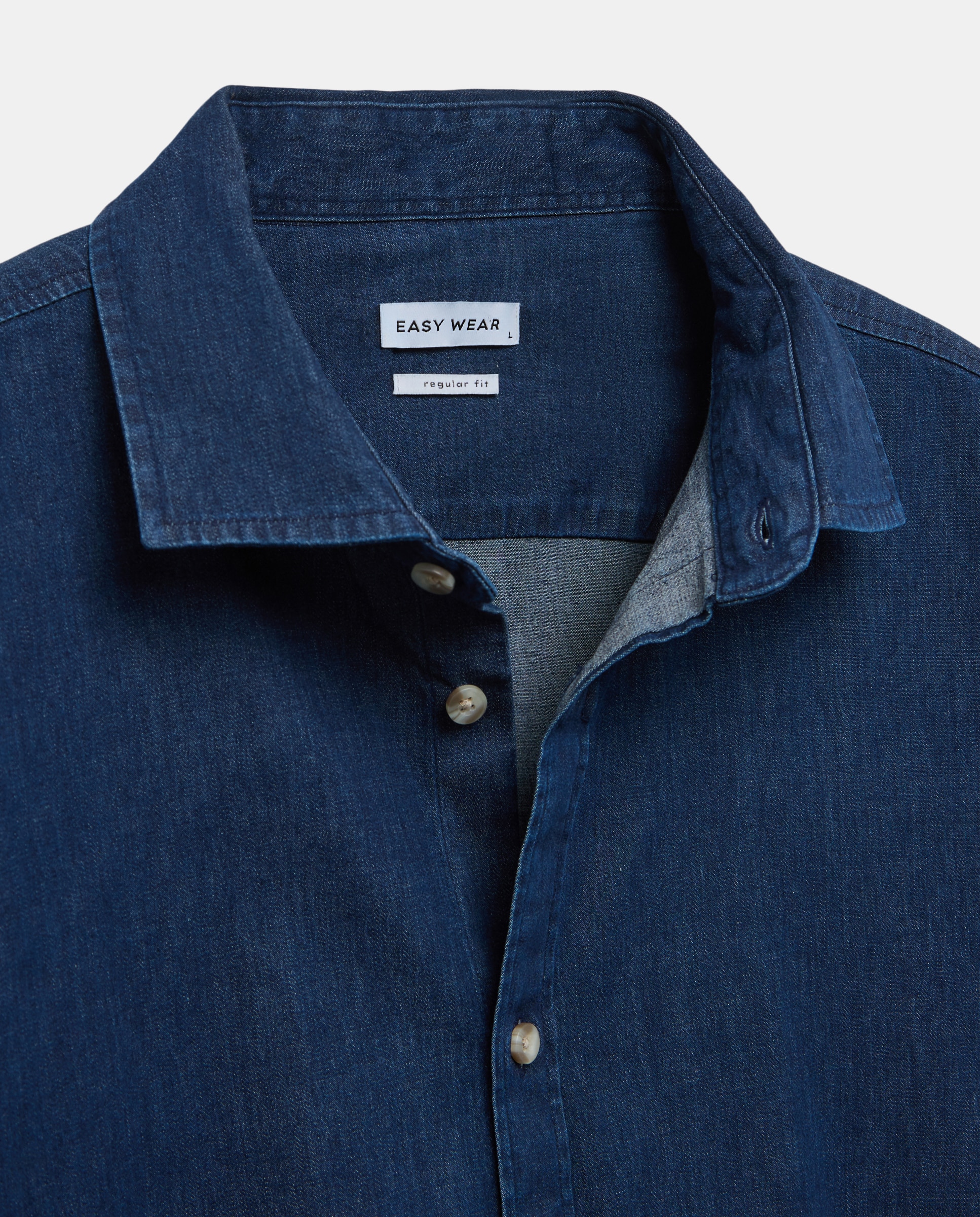 Camisa com Manga Comprida, de Ganga Azul-marinho-5