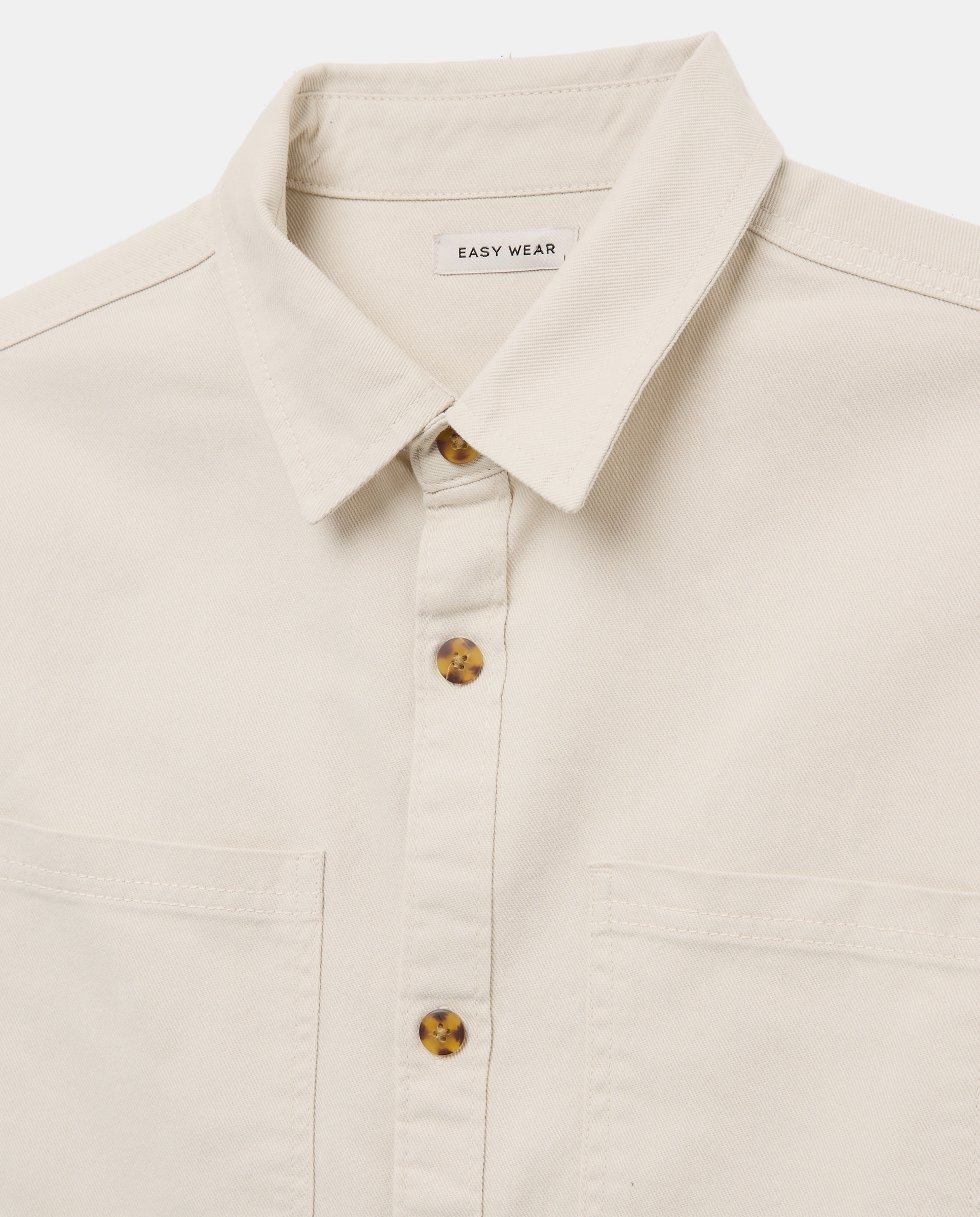 Sobre camisa de hombre algodón - Easy Wear - Beige Beige-5