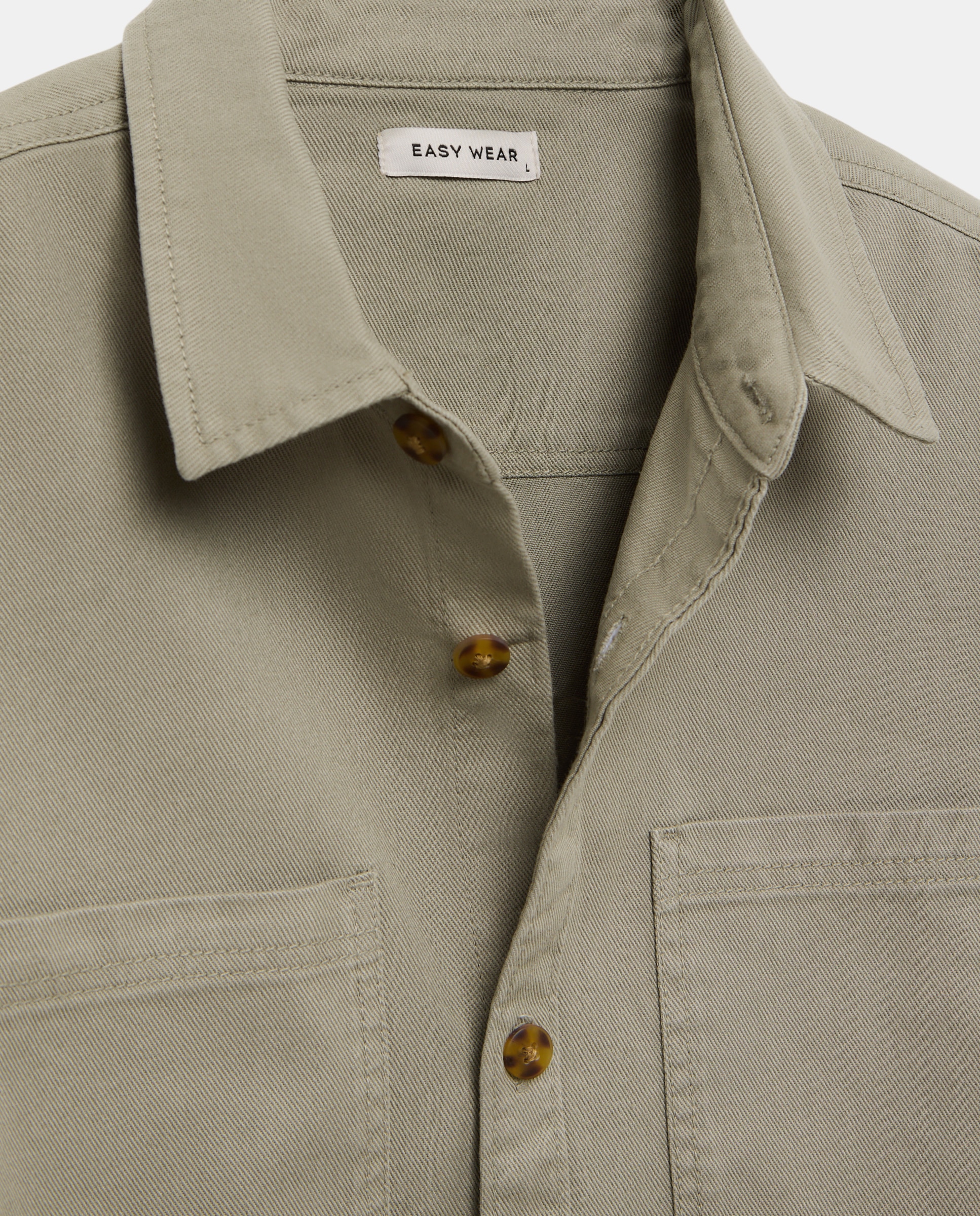 Sobrecamisa de Algodão 520 Caqui-5