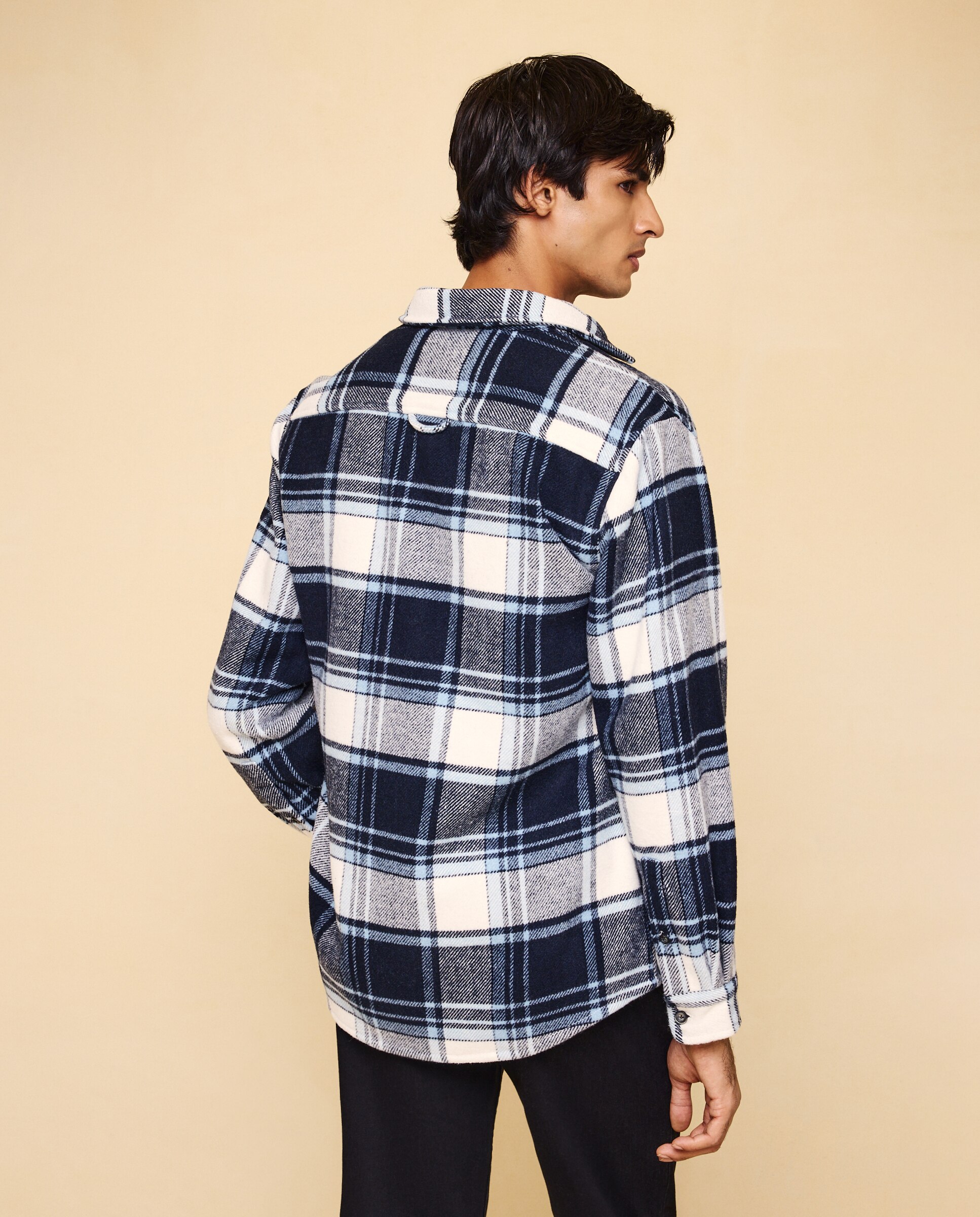 Sobre camisa de hombre cuadros - Easy Wear - 400 Azul 400 Azul-3
