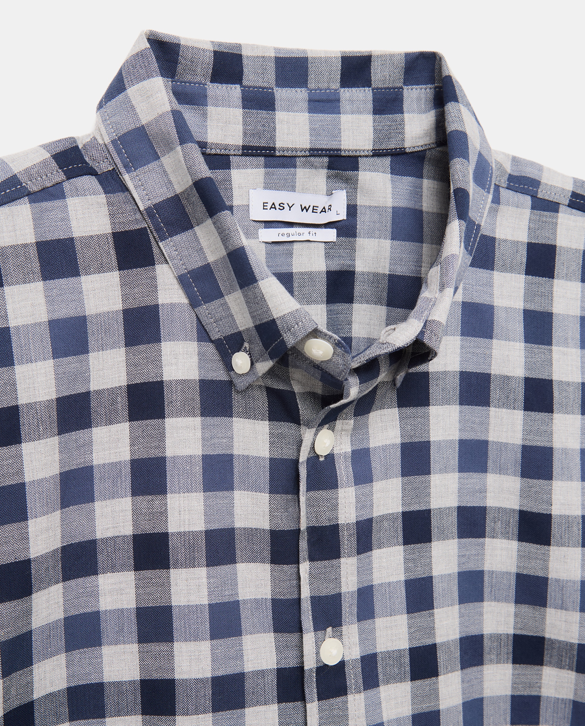 Imagen 5 de Camisa manga larga para hombre cuadro - Easy Wear - 400 Azul 400 Azul
