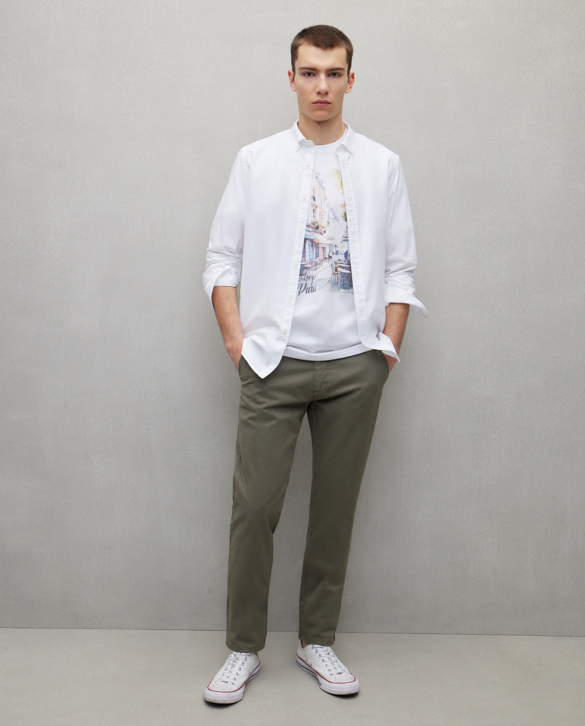 Imagem 0 de Calças chino slim stretch