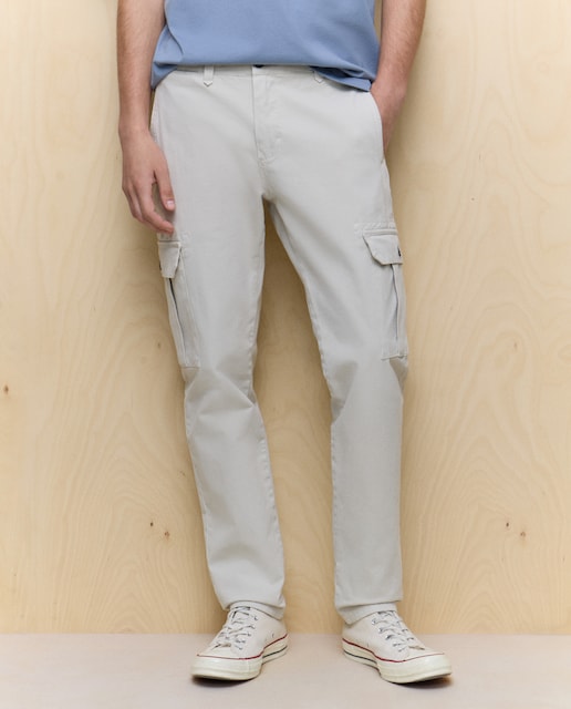 Imagen 0 de Pantalón de hombre algodón multibolsillos slim bi-stretch