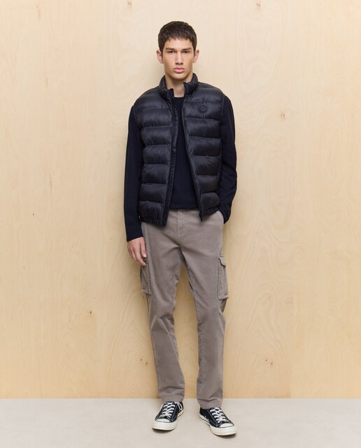 Imagem 0 de Calças Multibolsos Slim de Bombazina Stretch