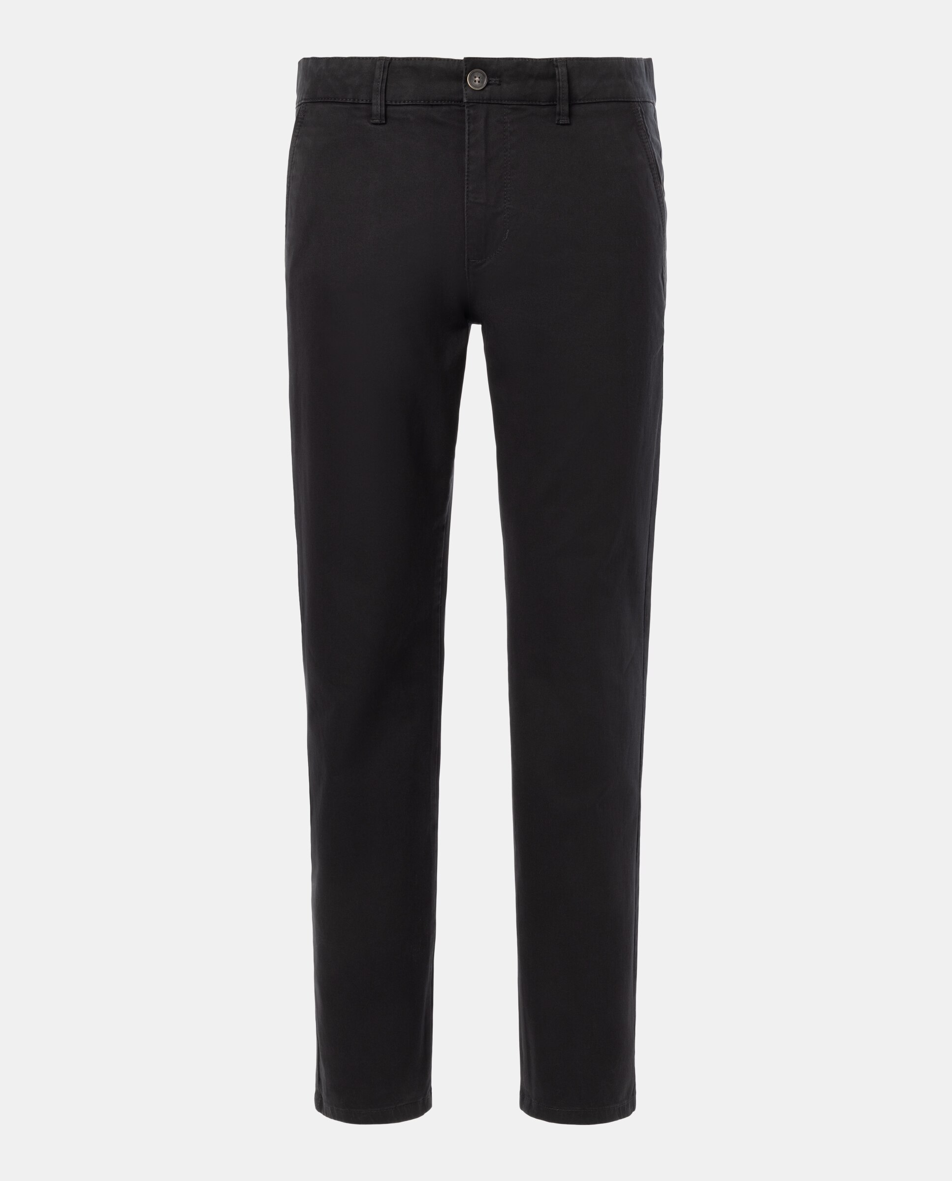 Calças Chino Stretch Slim Preto-4