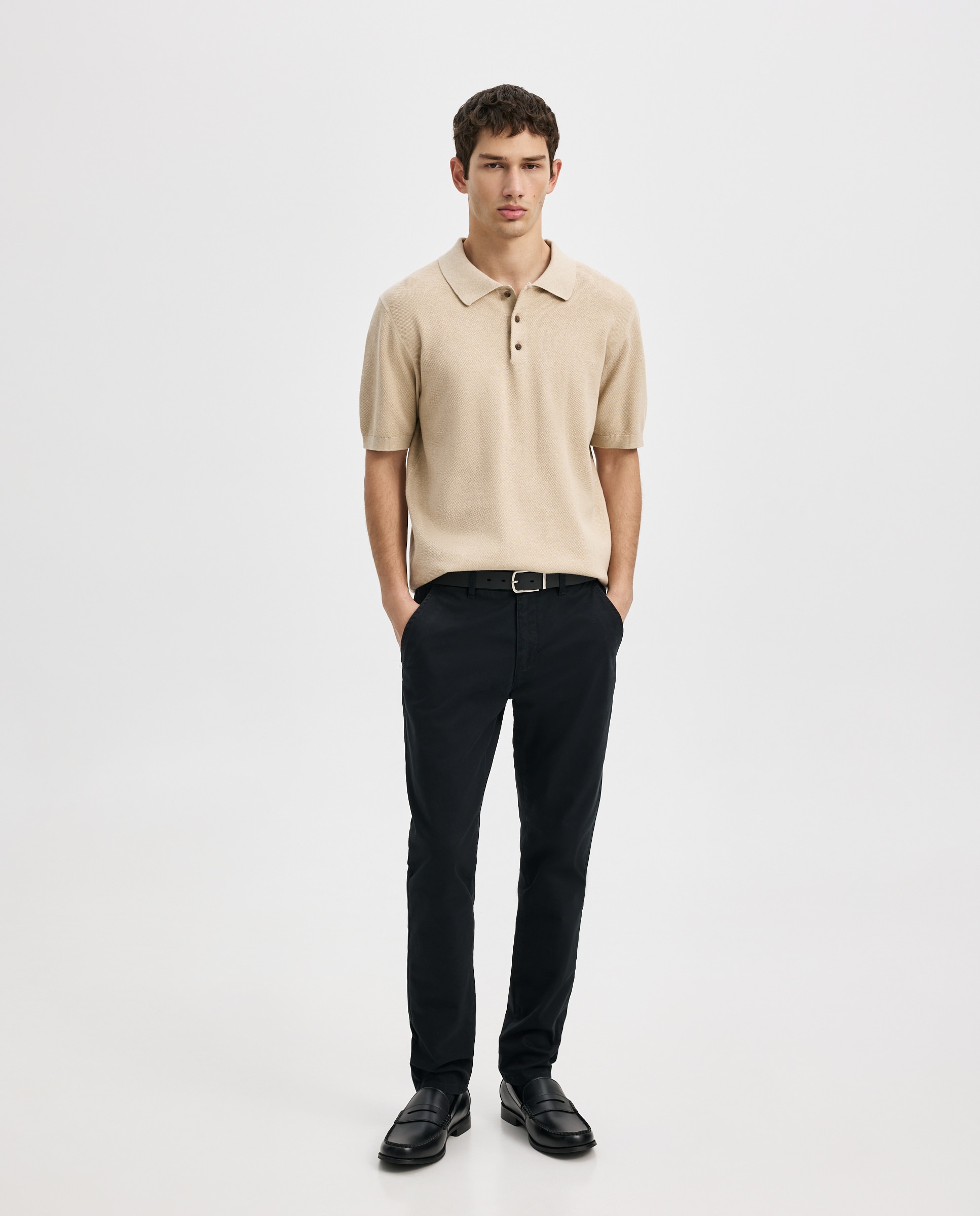 Imagen 0 de Chino de hombre stretch skinny Negro