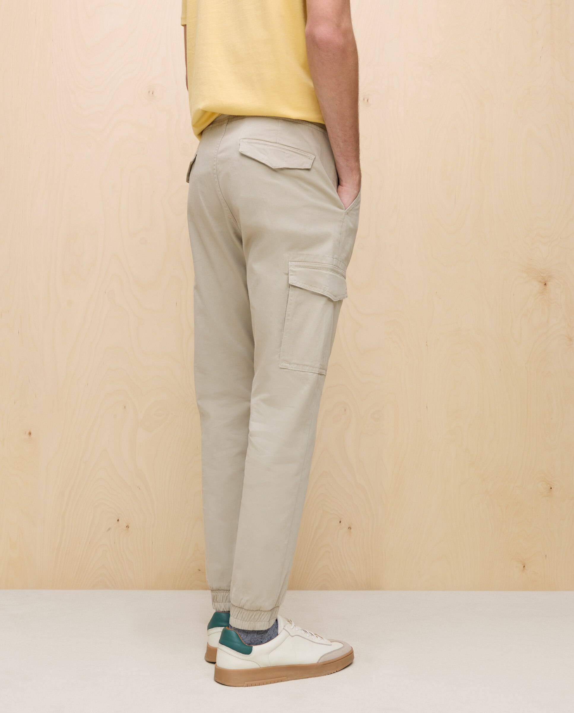 Joggers Cargo Stretch 730 Camel-3