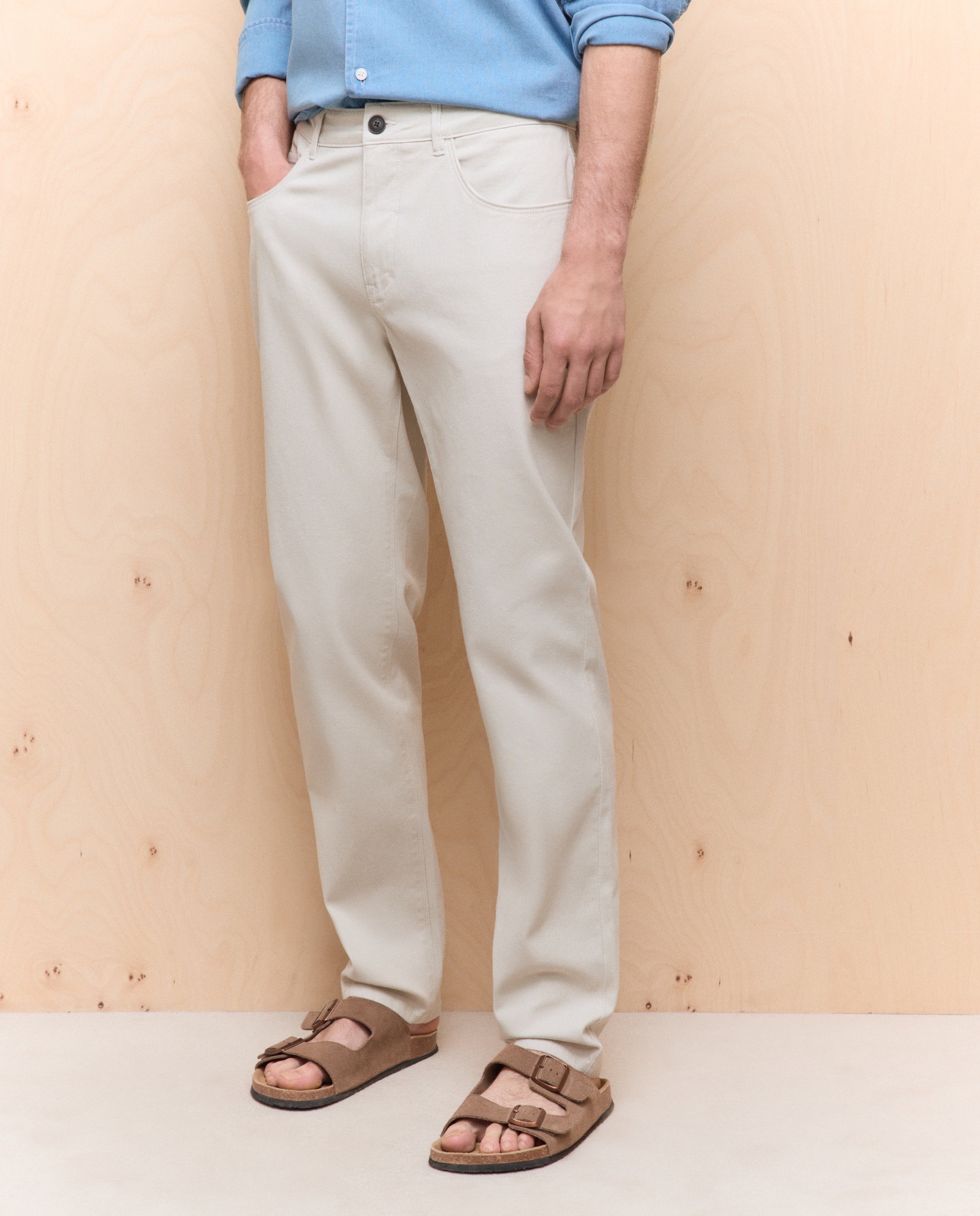 Imagen 2 de Pantalón stretch cinco bolsillos slim de hombre - Easy Wear - Hielo Hielo