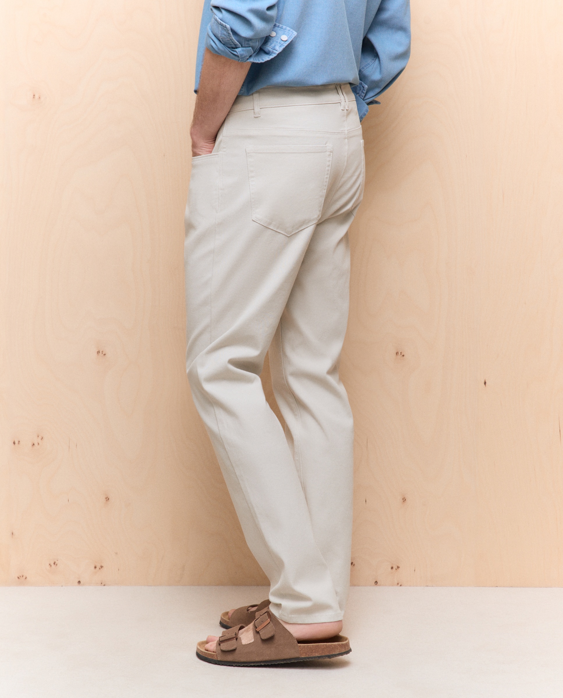 Imagen 3 de Pantalón stretch cinco bolsillos slim de hombre - Easy Wear - Hielo Hielo