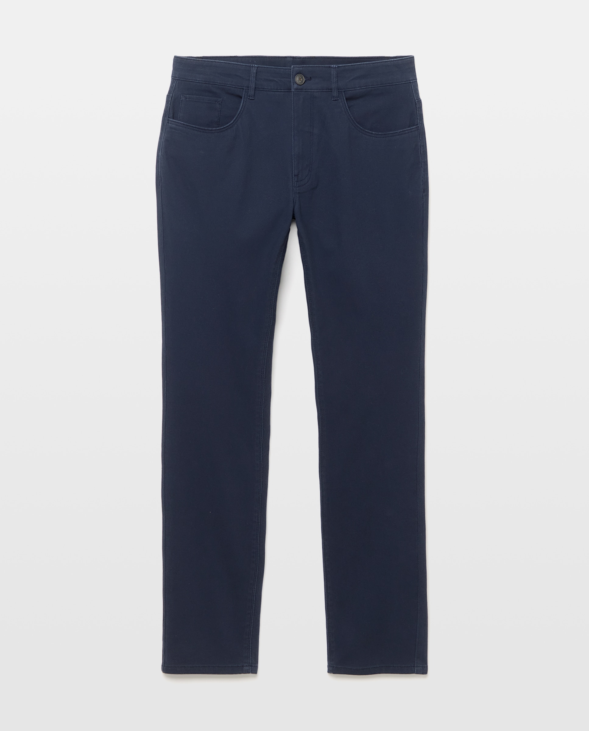 Imagen 4 de Pantalón stretch cinco bolsillos slim de hombre - Easy Wear - Azul marino Azul marino