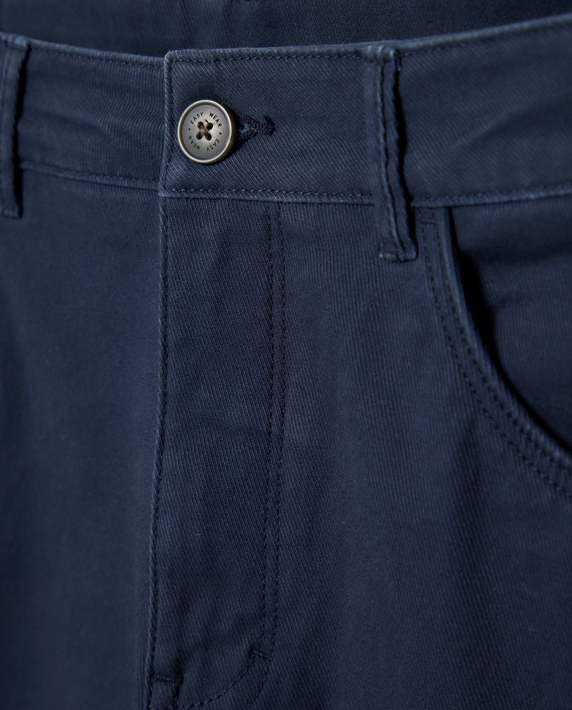 Imagen 5 de Pantalón stretch cinco bolsillos slim de hombre - Easy Wear - Azul marino Azul marino