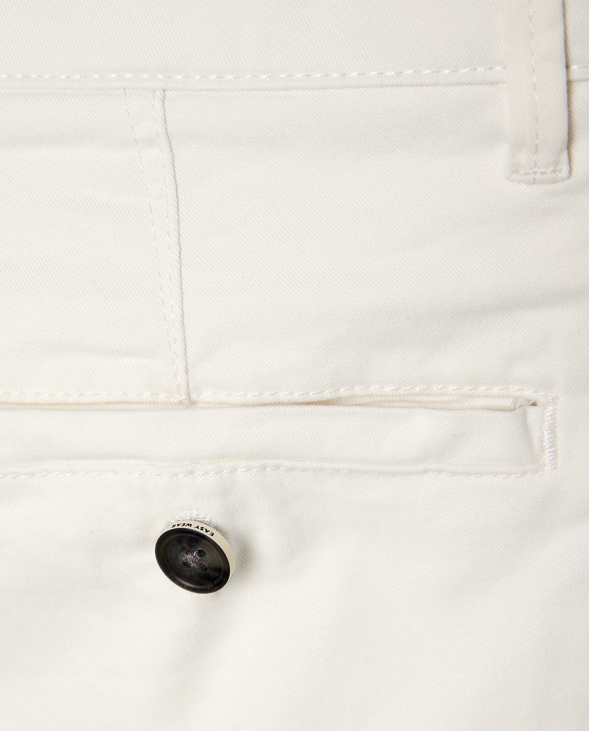 Chino de hombre slim stretch - Easy Wear - Blanco roto Blanco roto-5
