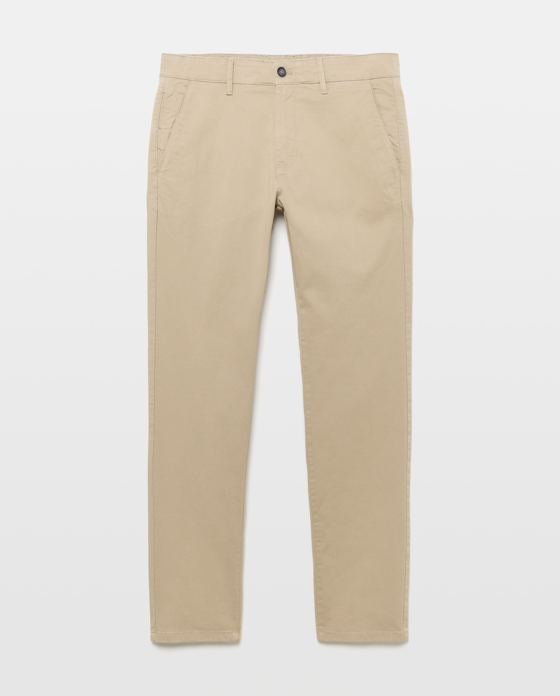Chino de hombre slim stretch - Easy Wear - Visón claro Visón claro-4
