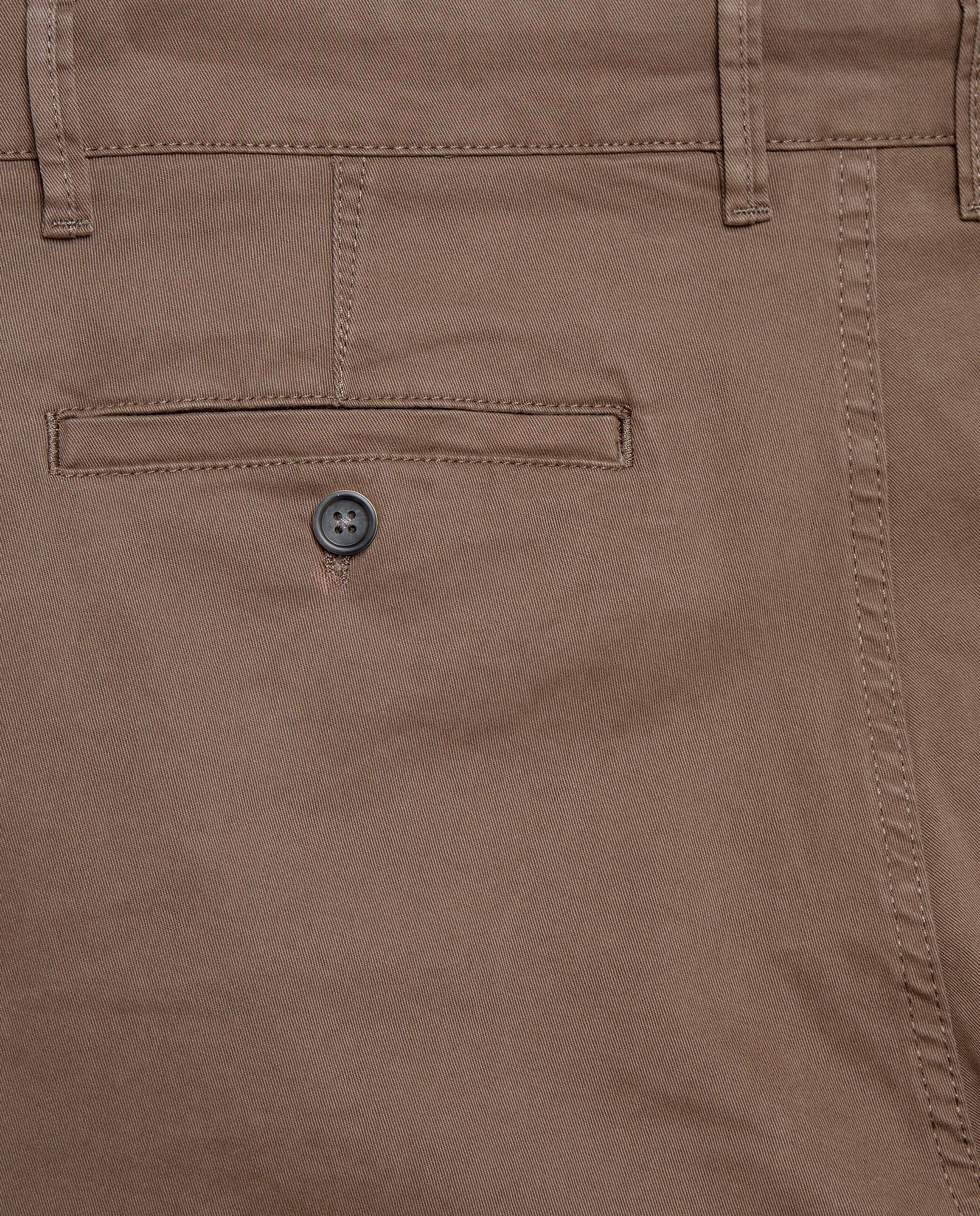 Chino de hombre slim stretch - Easy Wear - Marrón Marrón-5
