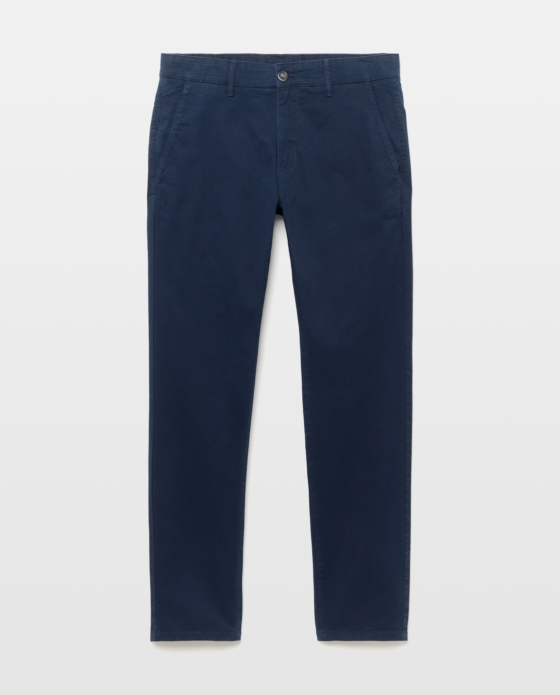 Chino de hombre slim stretch - Easy Wear - Azul marino Azul marino-4